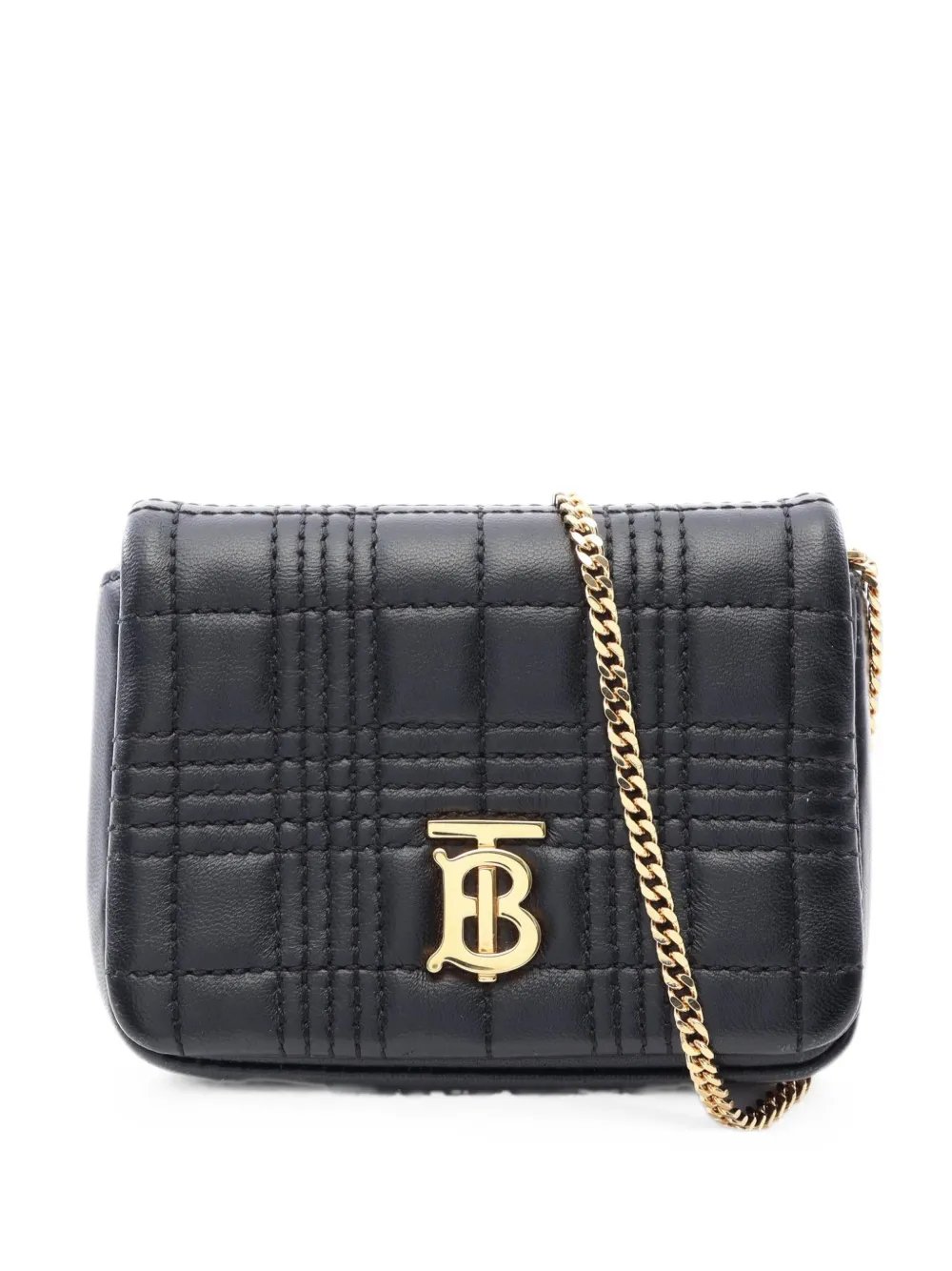 2010s quilted chain shoulder bag