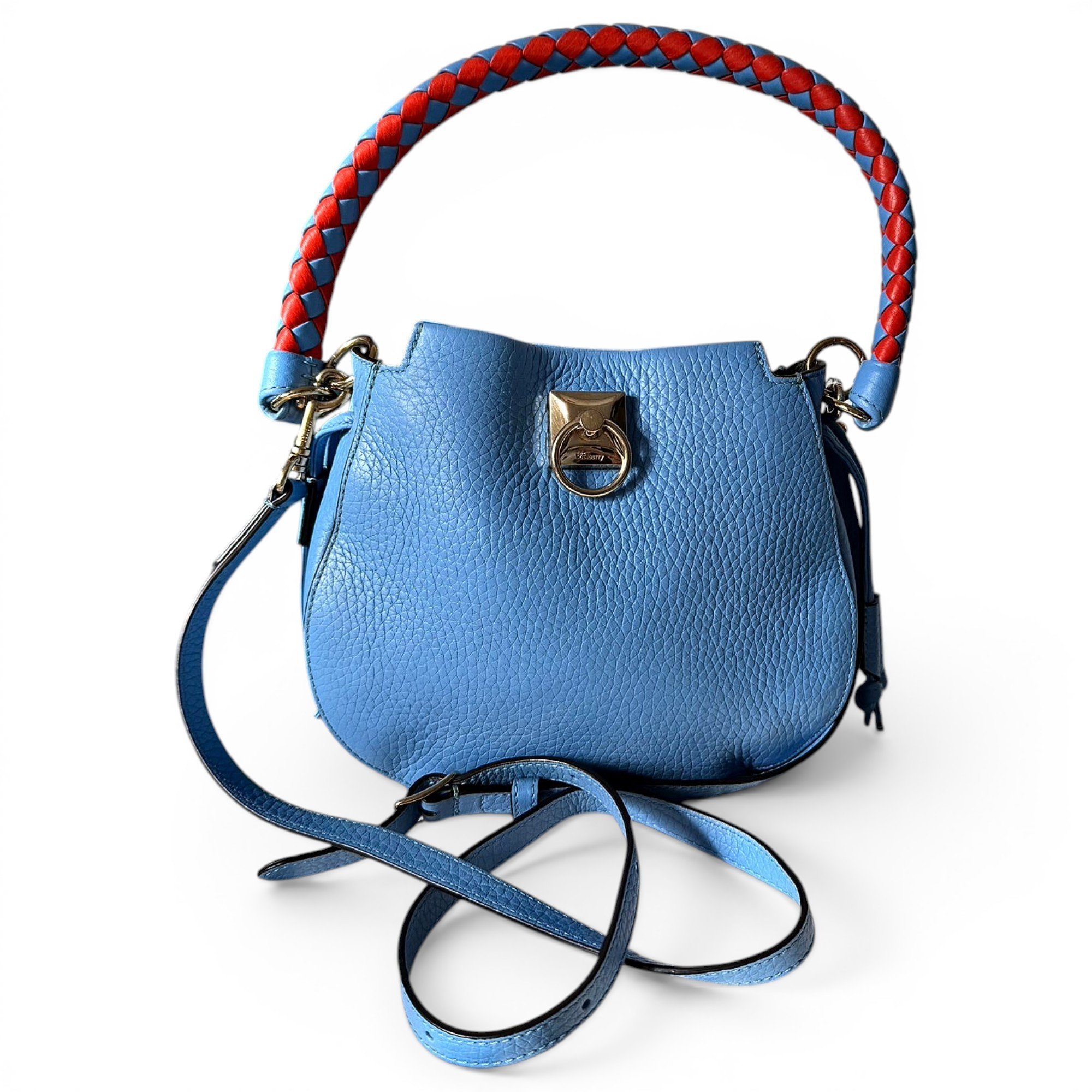 Iris leather handbag