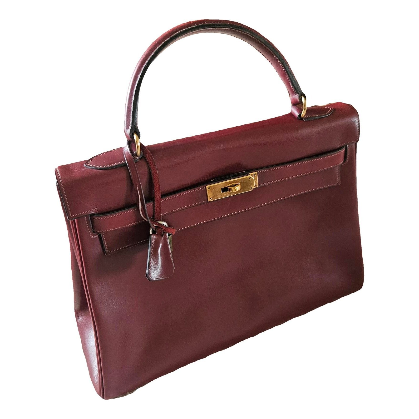 Kelly 32 leather handbag