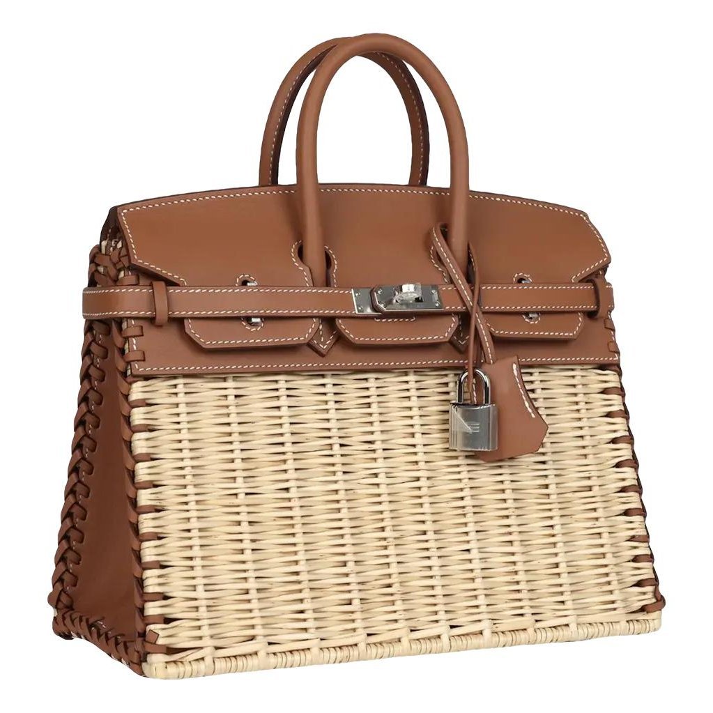 Hermes Birkin 25 Handbag Swift Leather