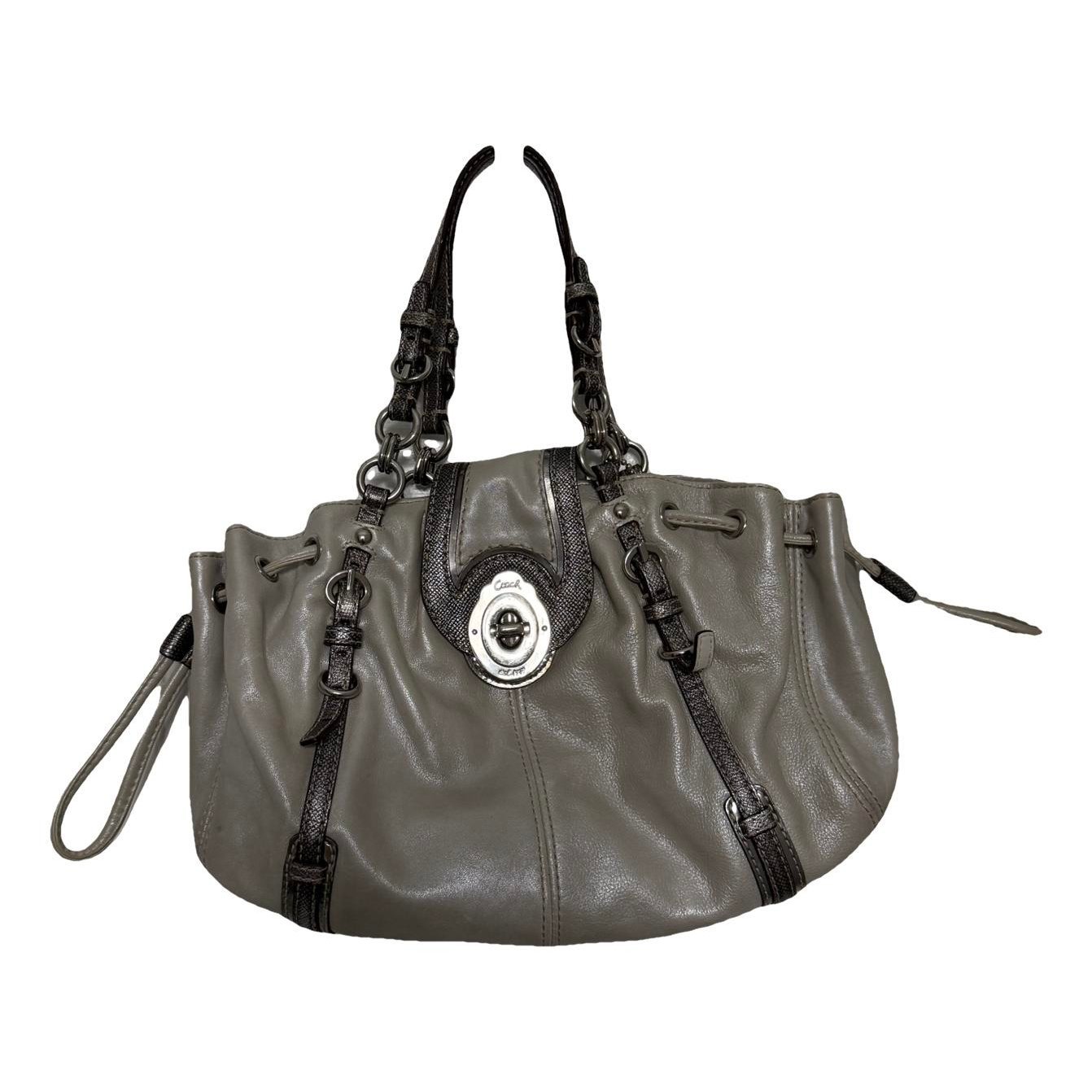 Leather handbag