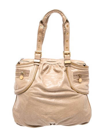 Vegan Leather Top Handle Bag