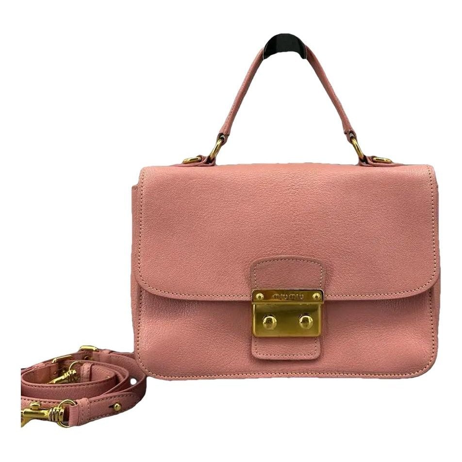 Miu Confidential leather crossbody bag
