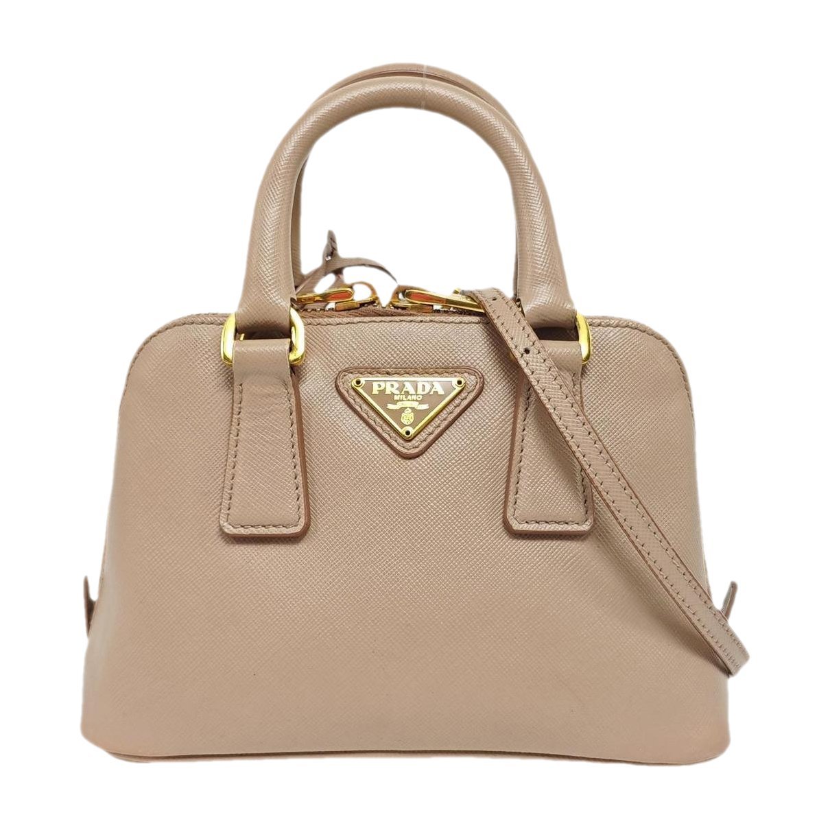 Promenade leather handbag