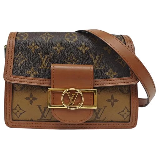 Dauphine leather mini bag