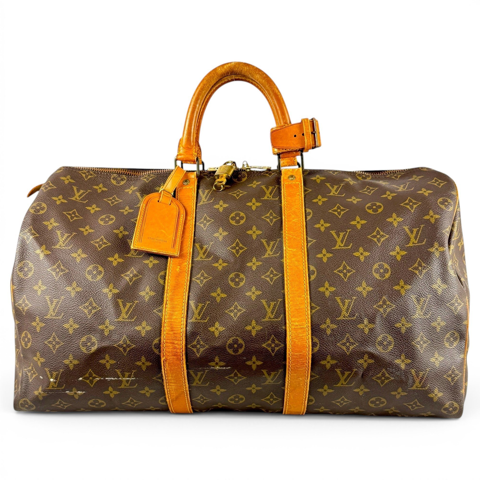Keepall leather 24h bag