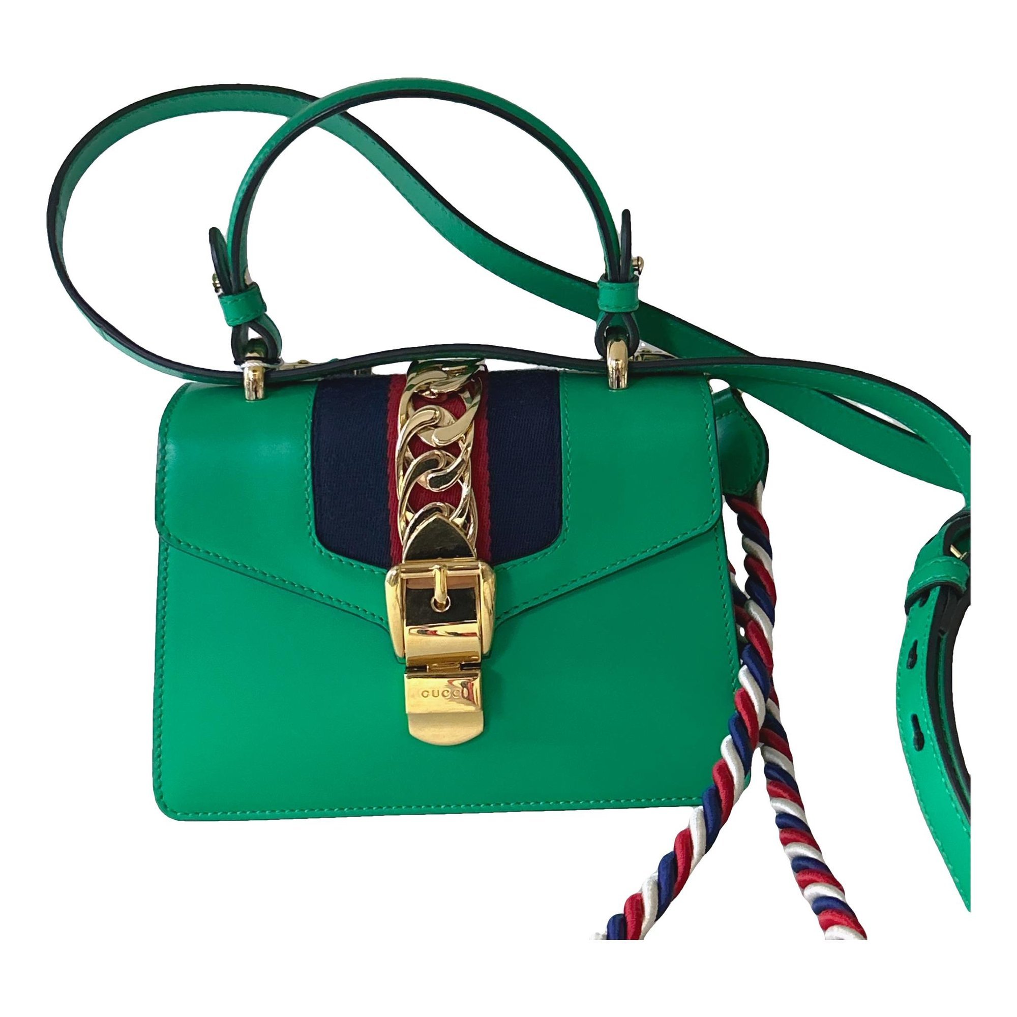Sylvie Top Handle leather handbag