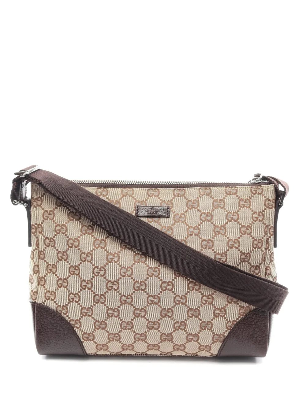 2000s GG canvas cross body bag