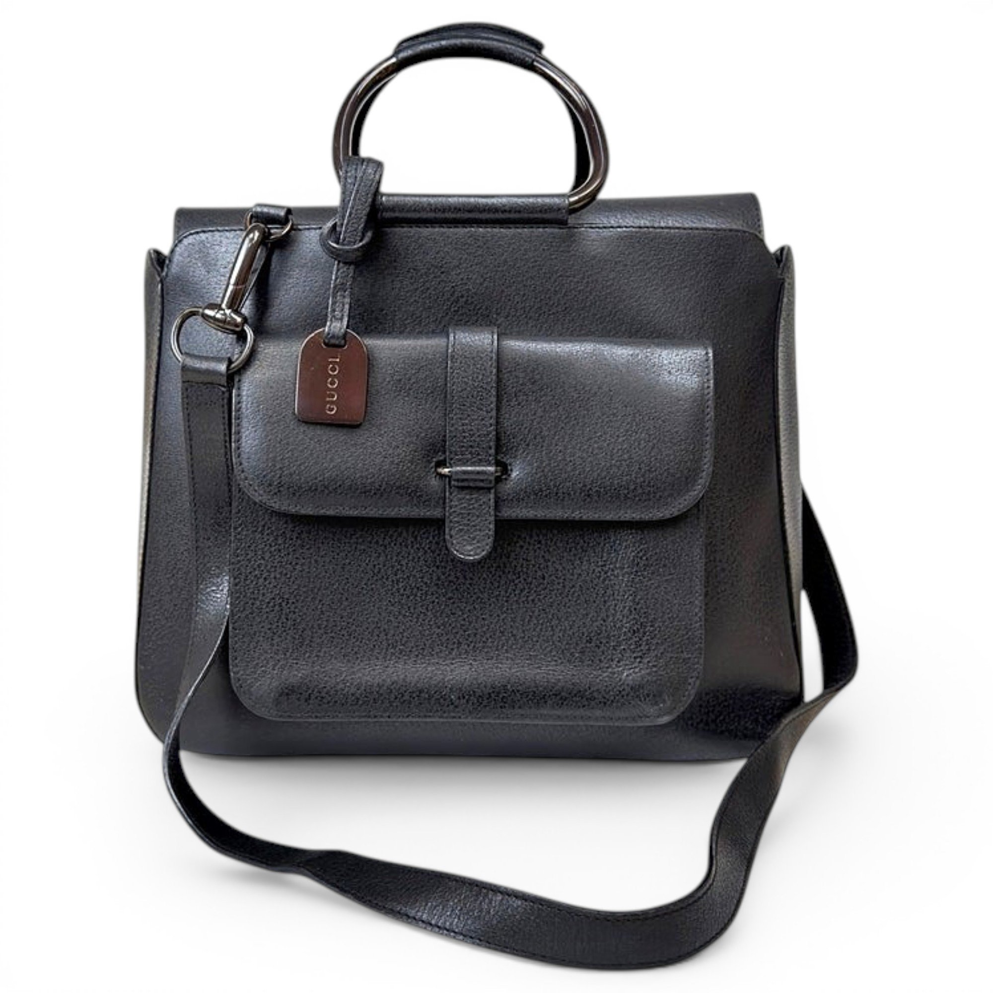 Leather handbag
