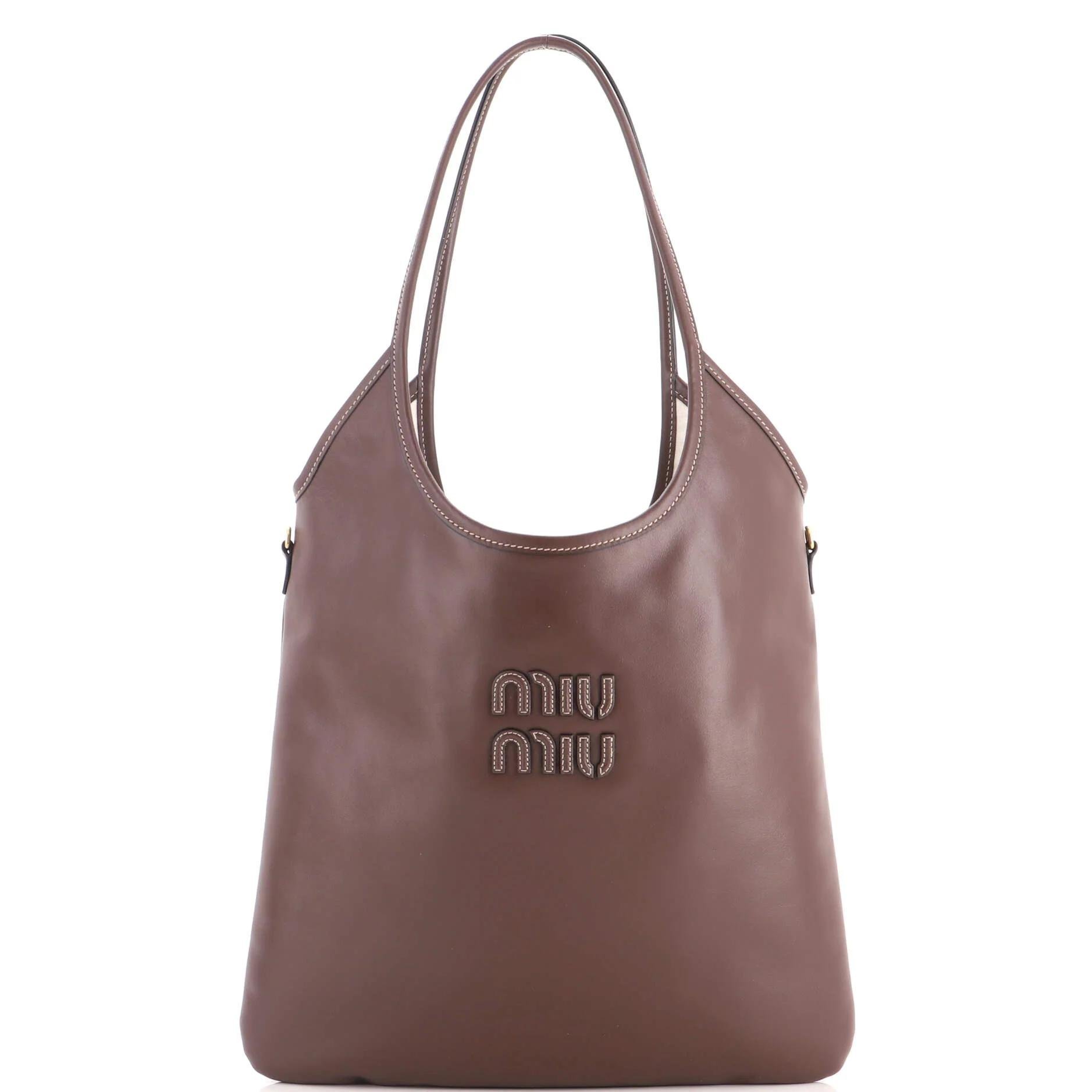 Leather tote