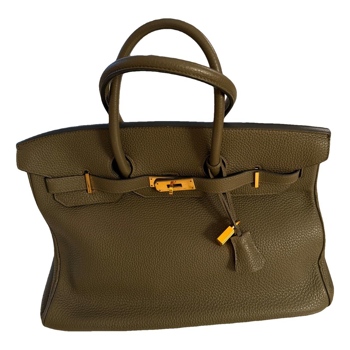 Birkin 35 leather handbag