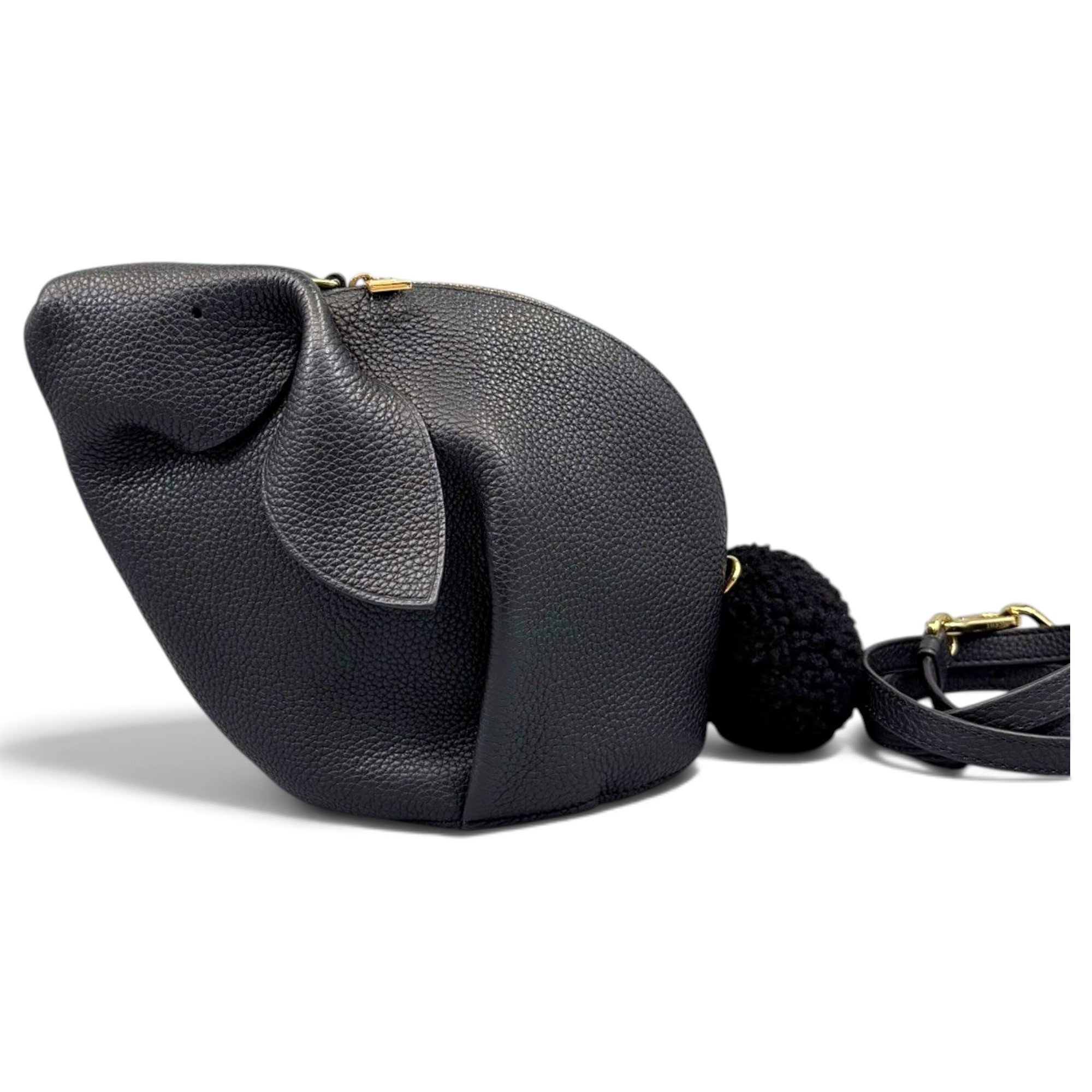 Animals leather handbag