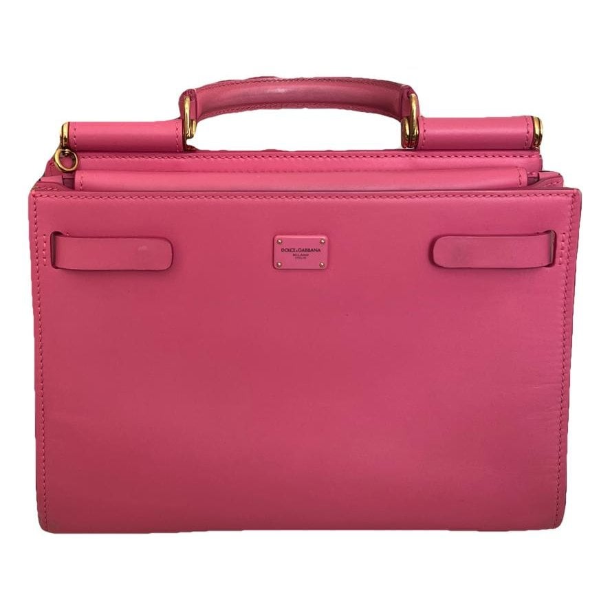 Dolce & Gabbana Sicily 62 leather handbag