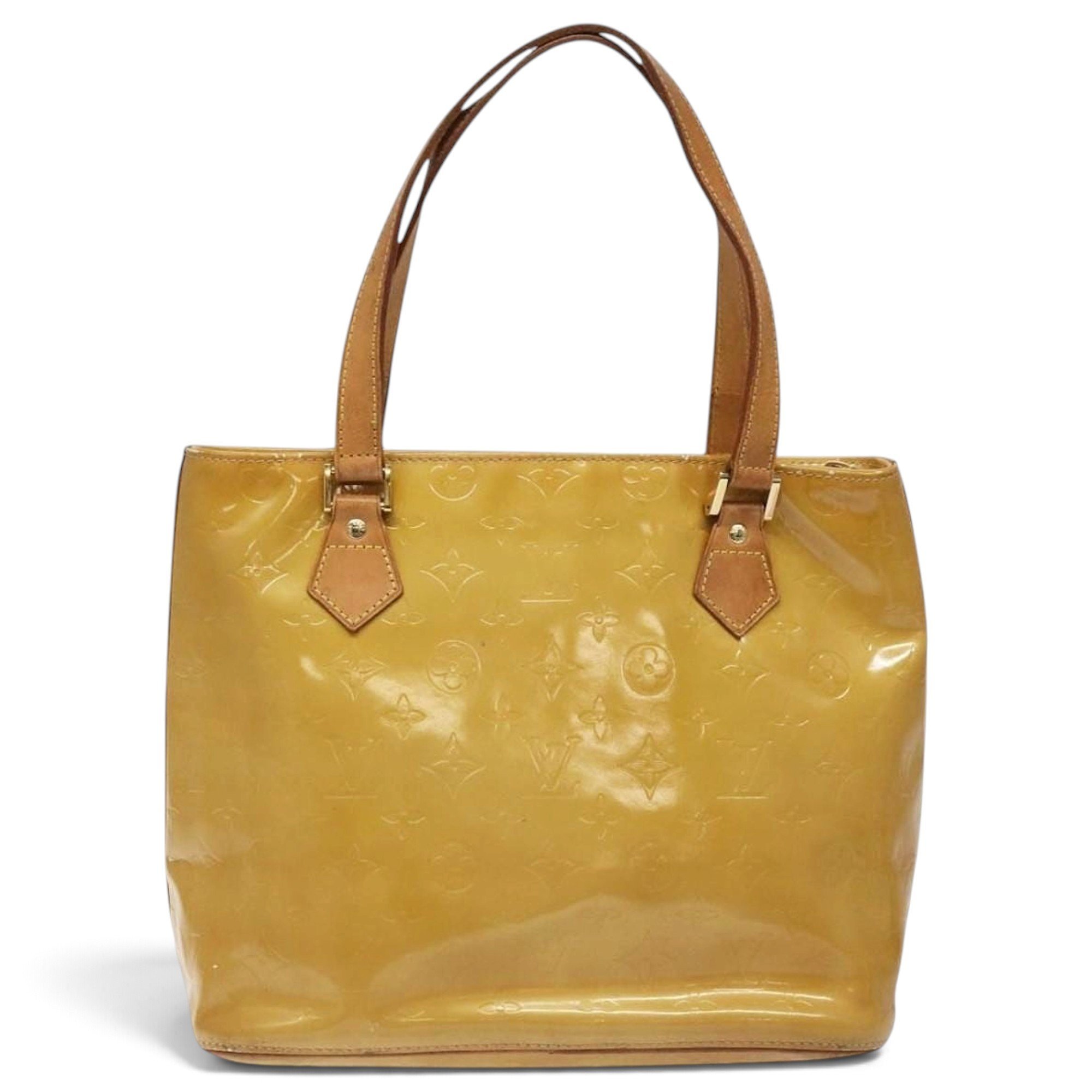 Houston patent leather handbag