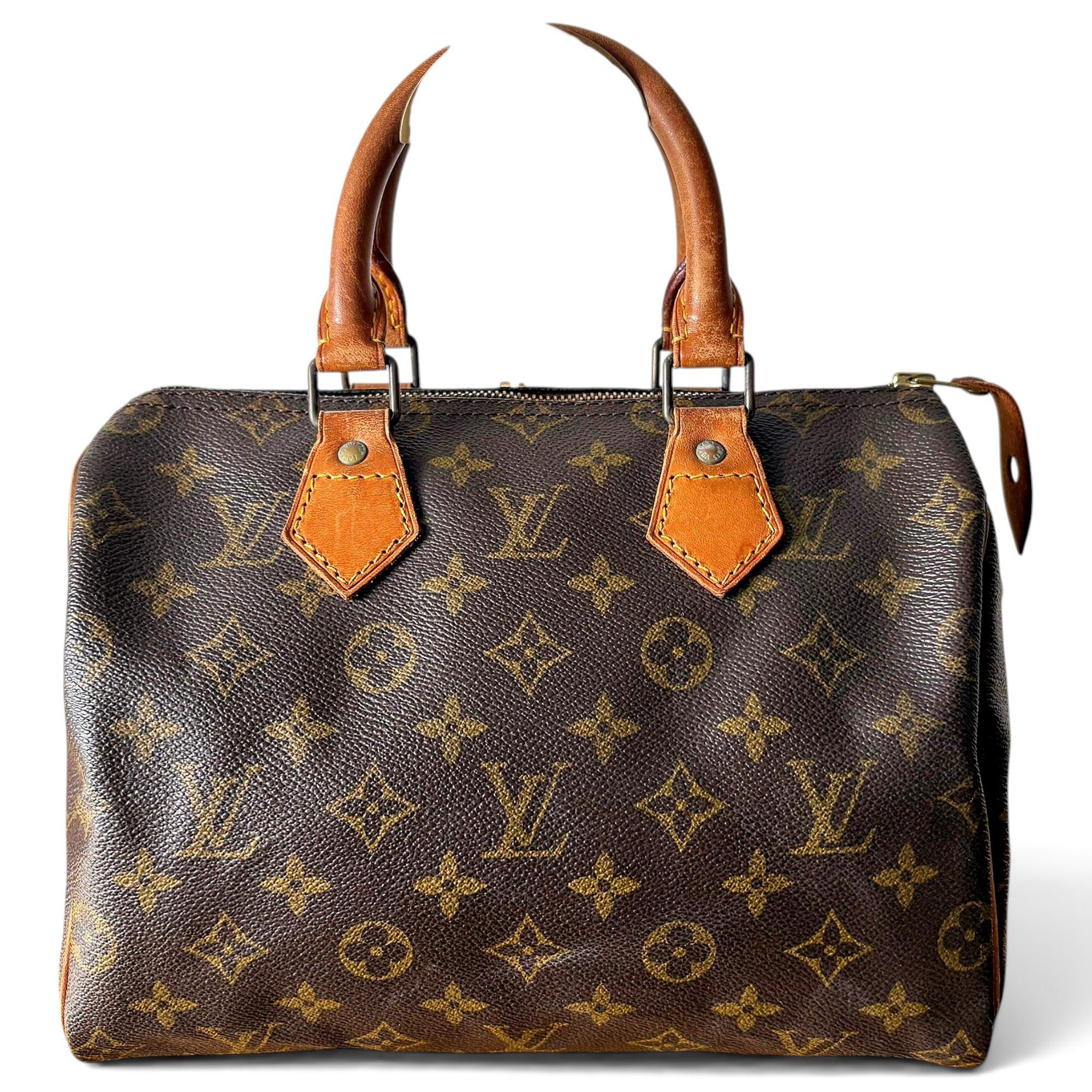 Speedy leather handbag