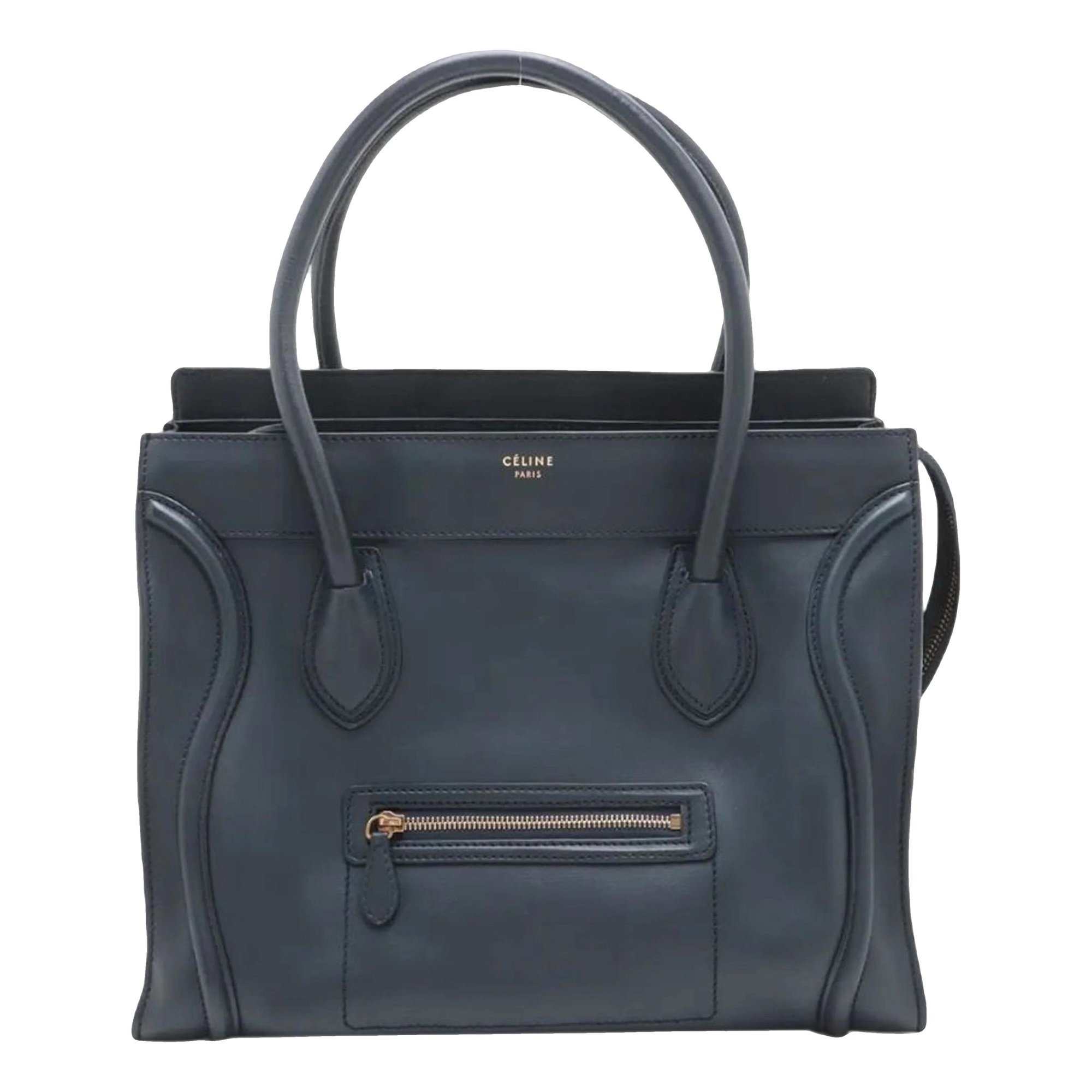 Luggage leather tote