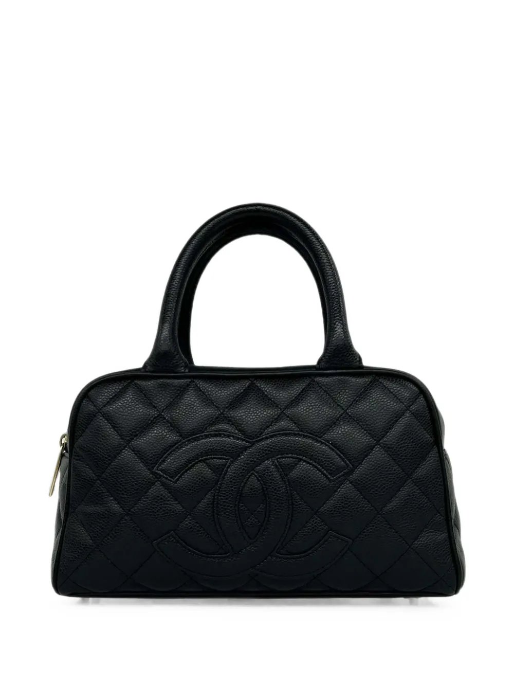 2003-2004 CC Quilted Caviar Bowling Bag handbag