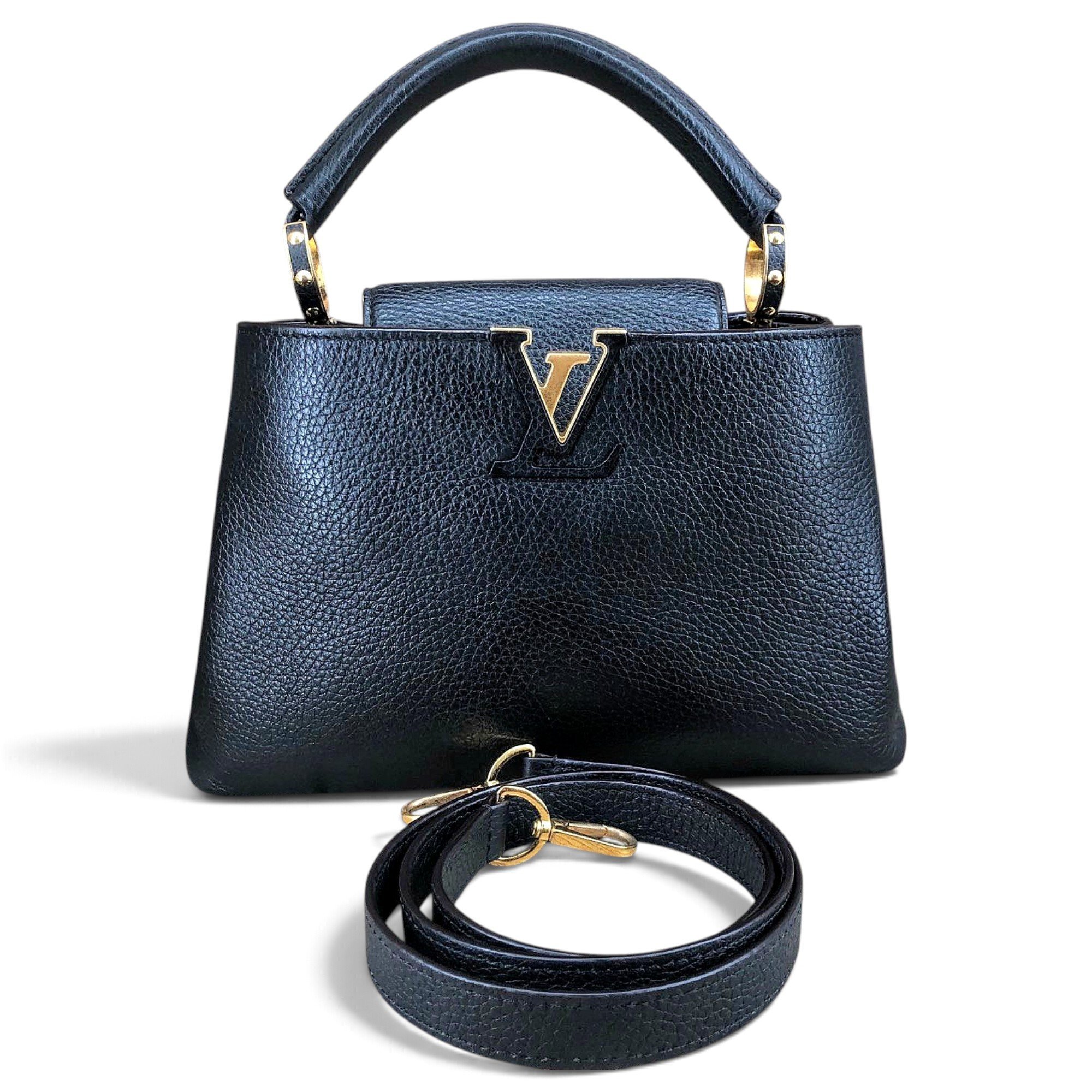 Capucines leather handbag
