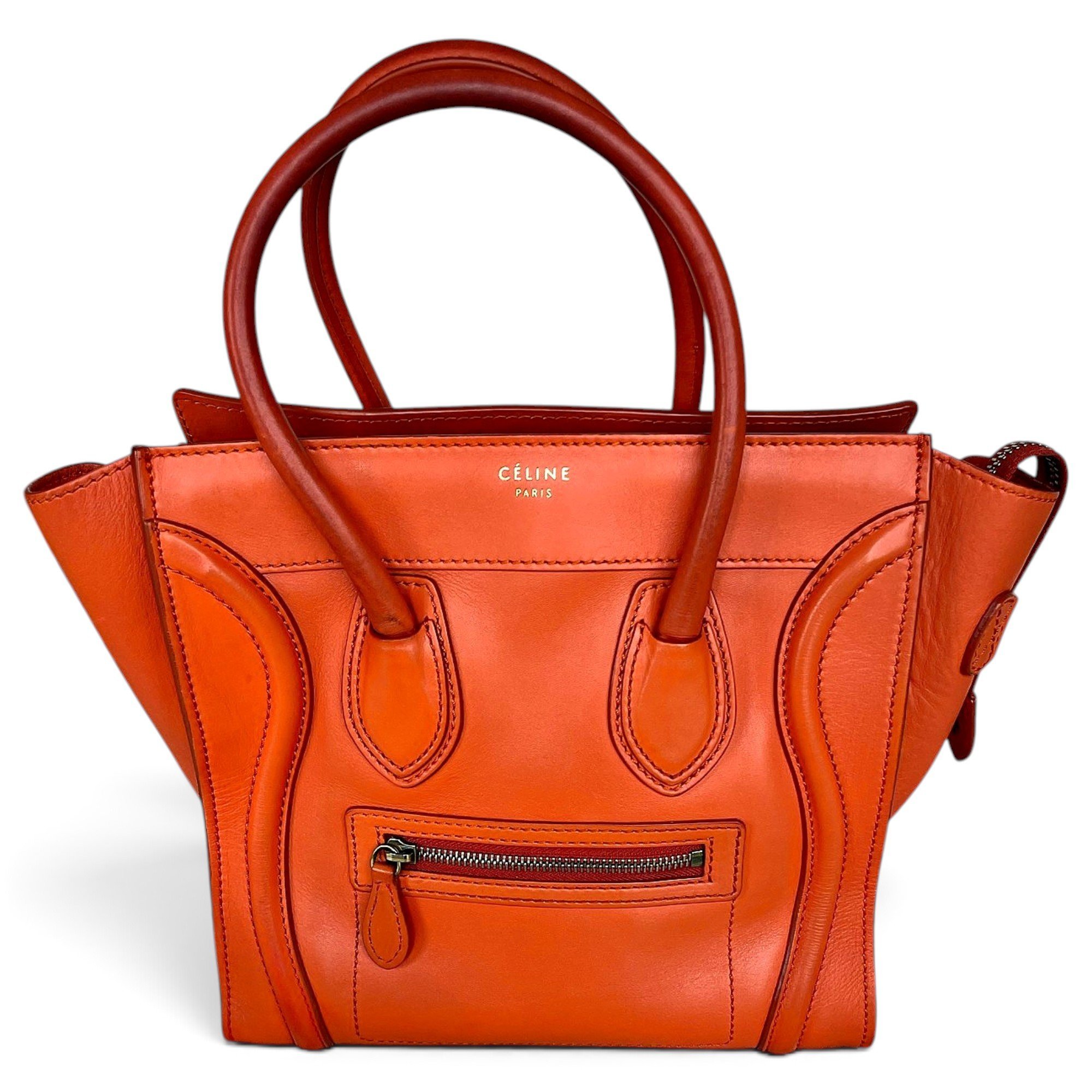 Luggage leather handbag
