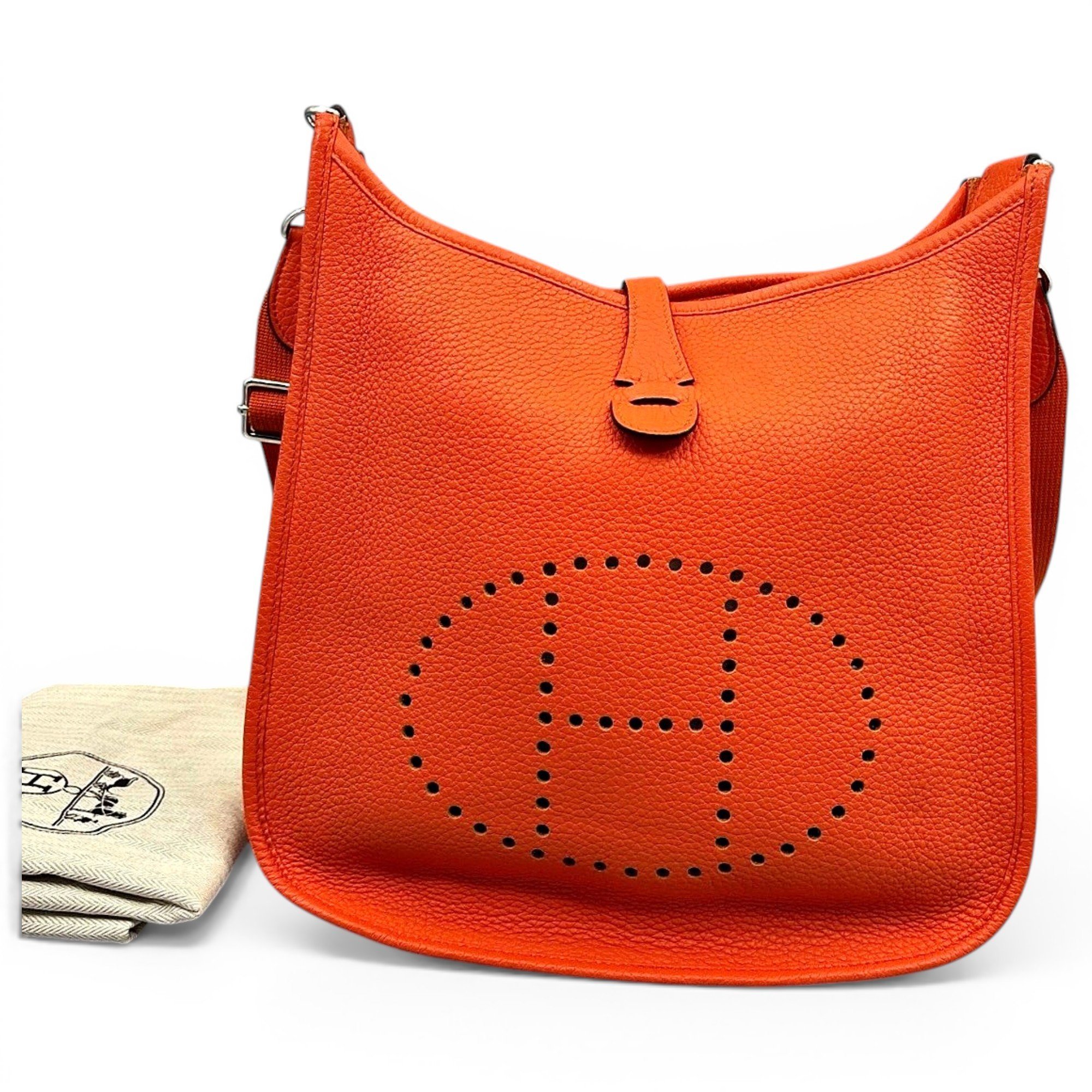 Evelyne leather handbag