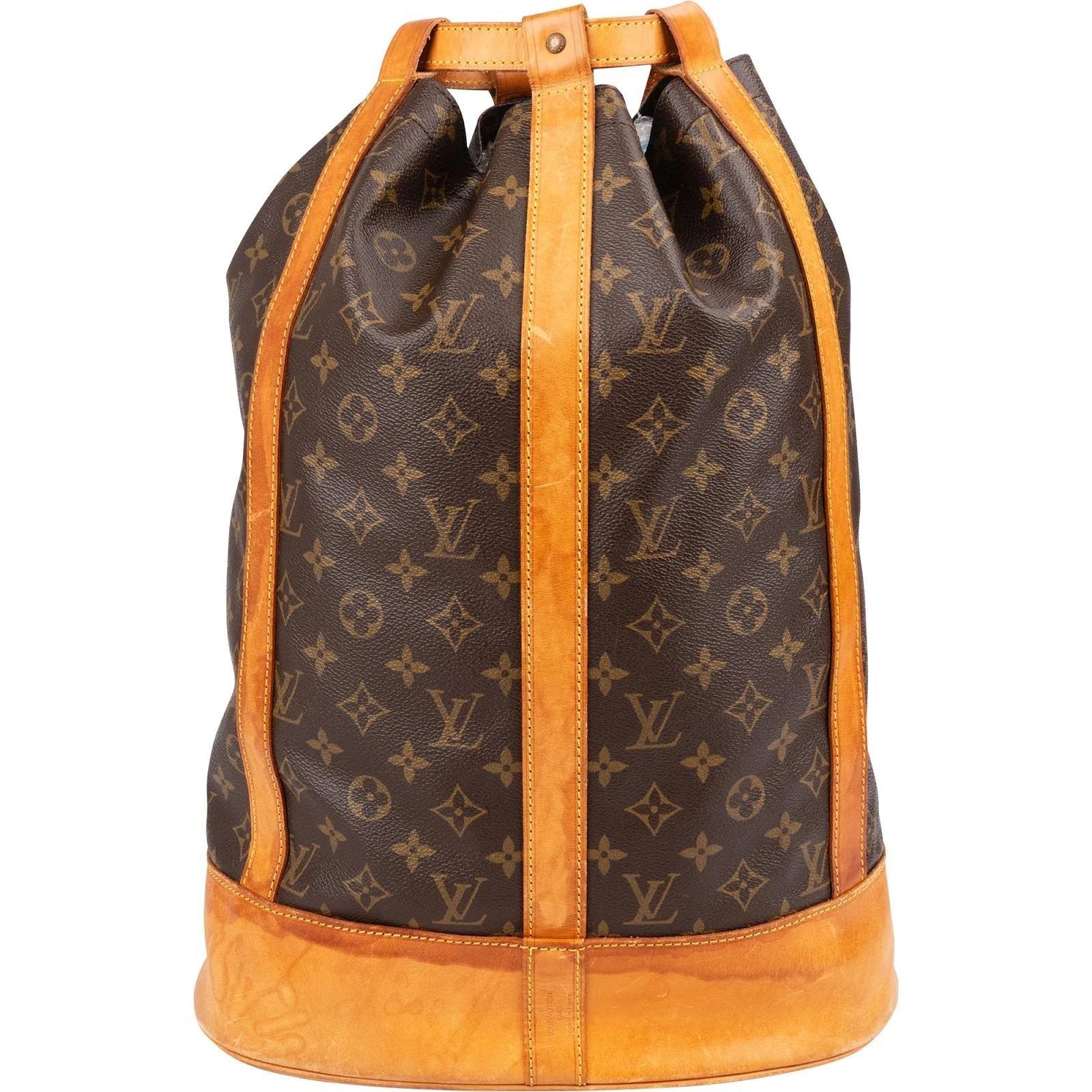 Randonnée leather backpack