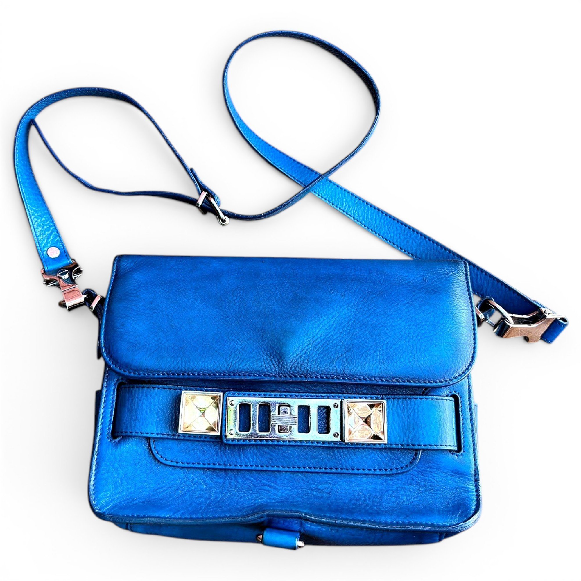 PS11 leather crossbody bag