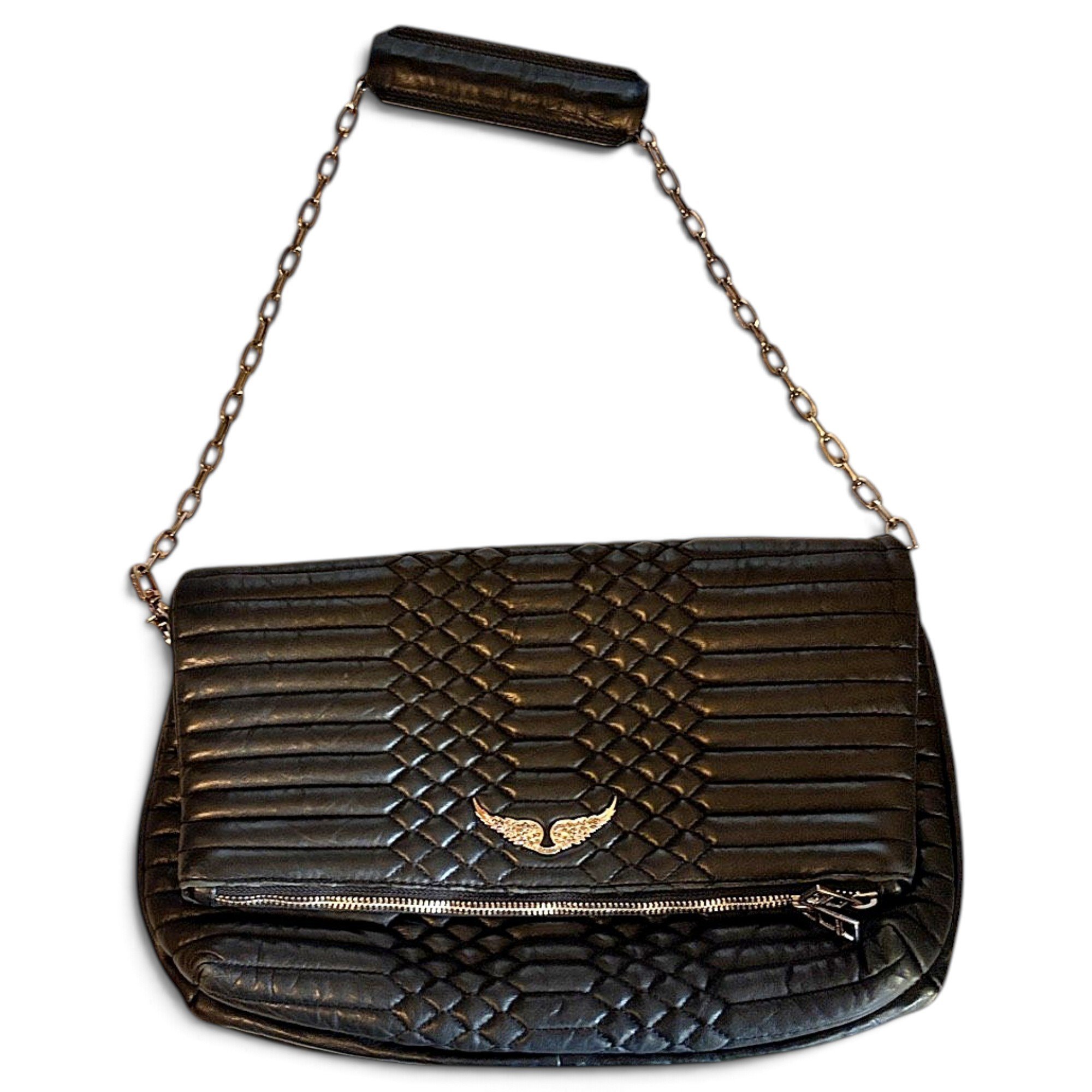 Rock leather handbag