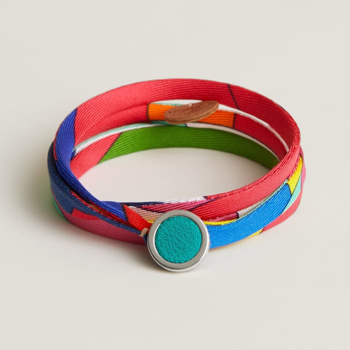 Random Double Tour Silk Bracelet