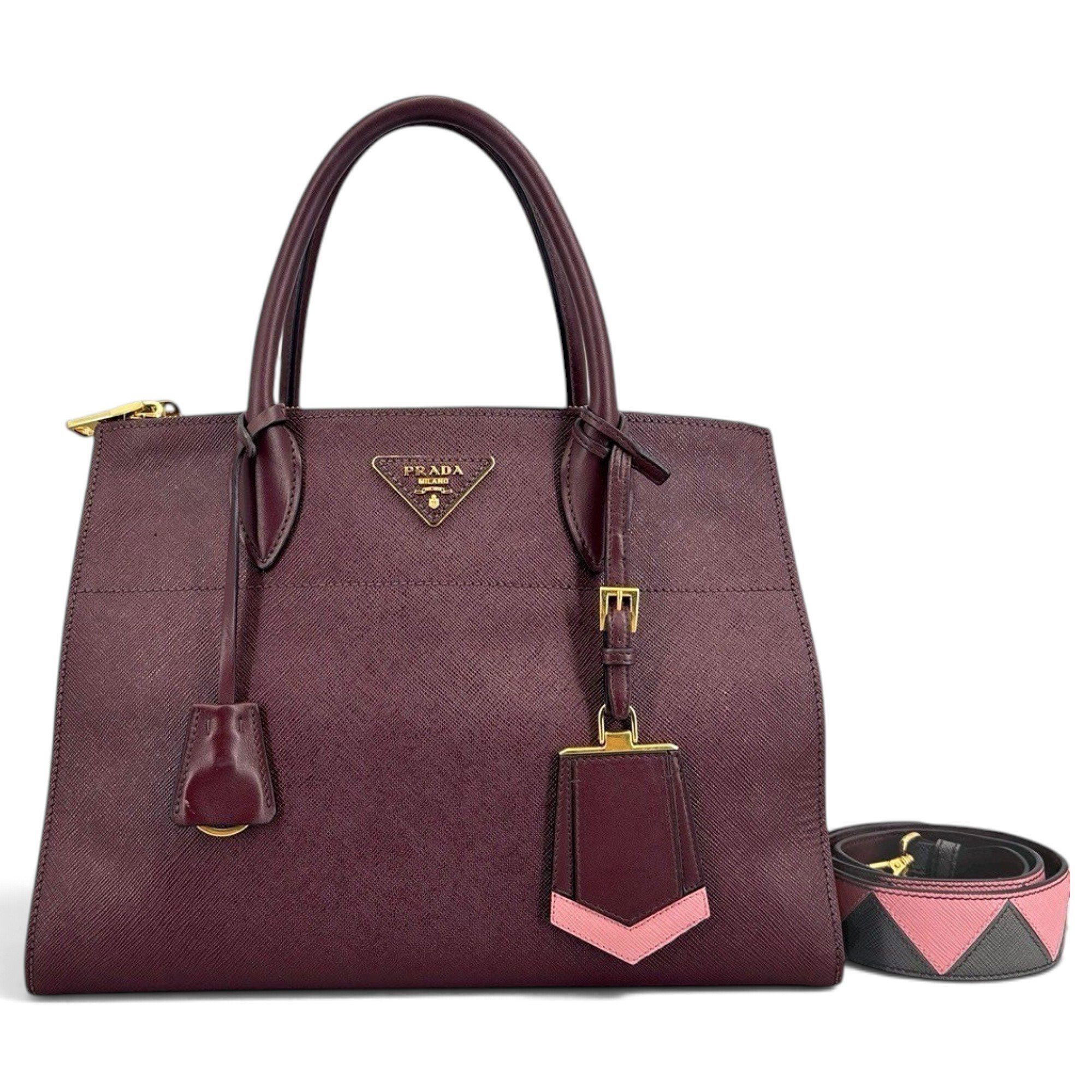 Galleria leather handbag