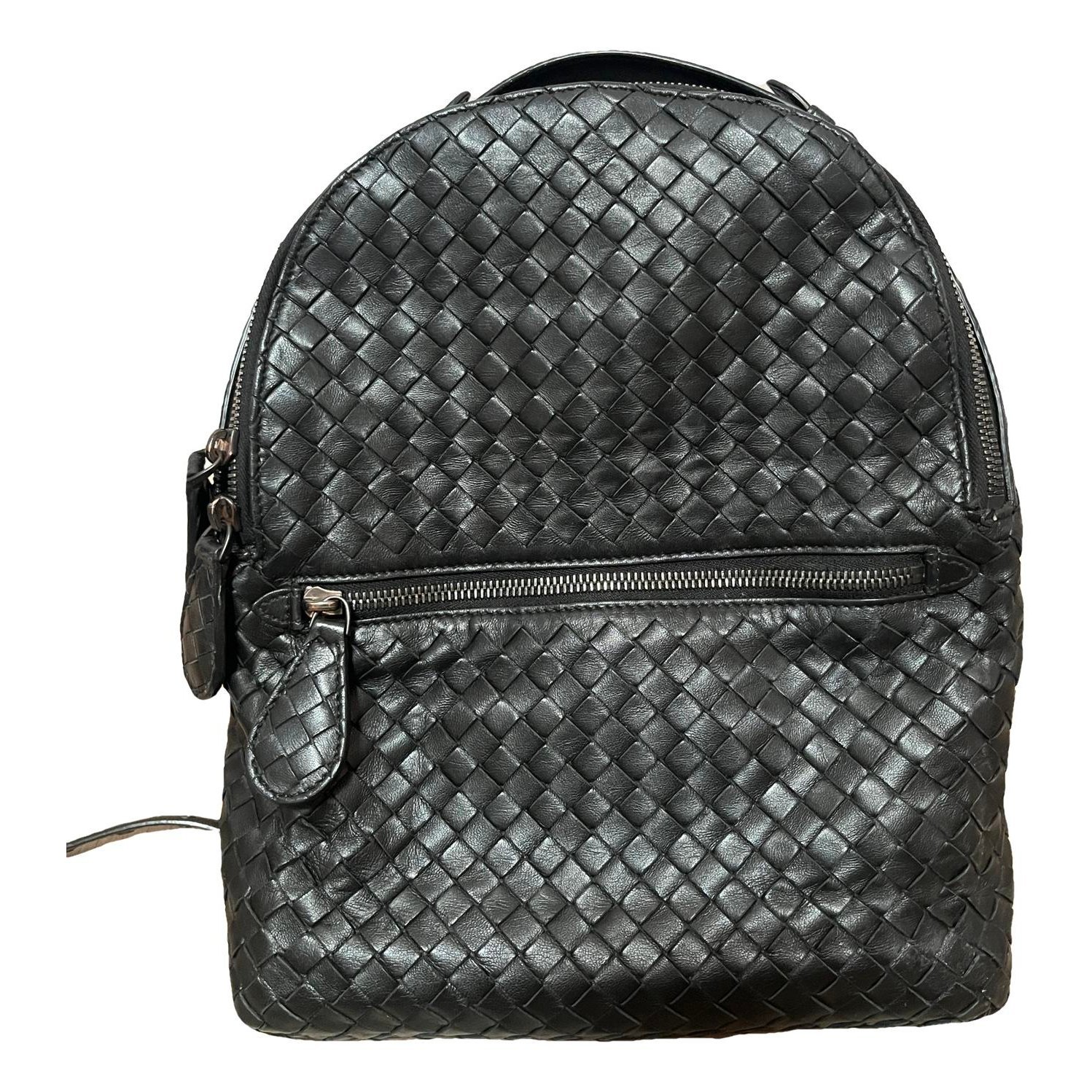 Leather backpack