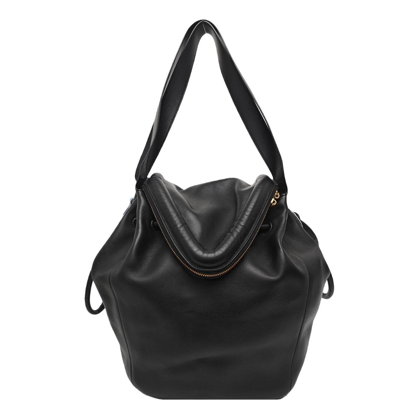 Beak leather handbag