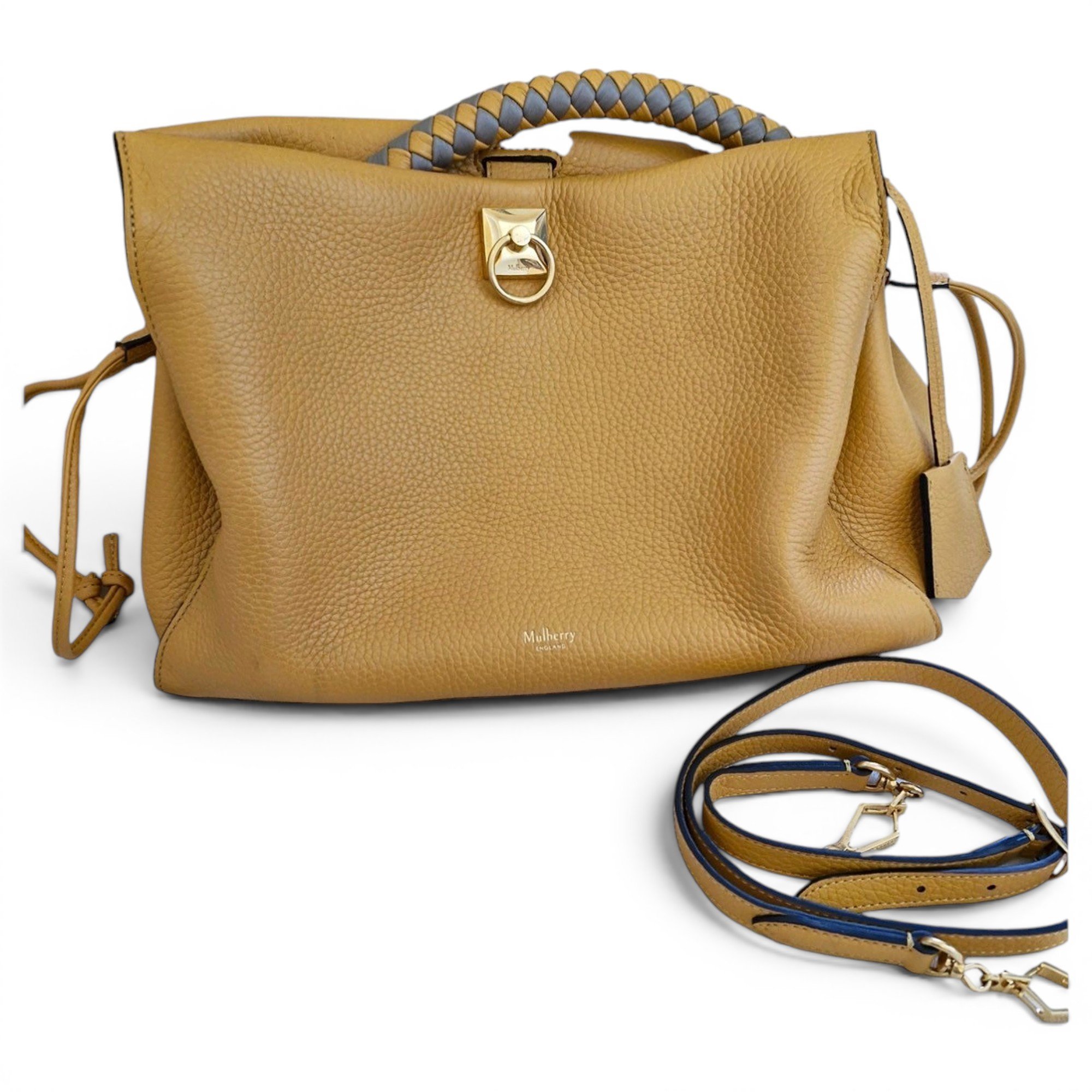 Iris leather handbag