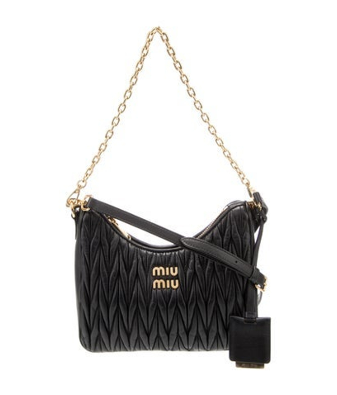 Miu Miu Miu Calfskin Shoulder Bag