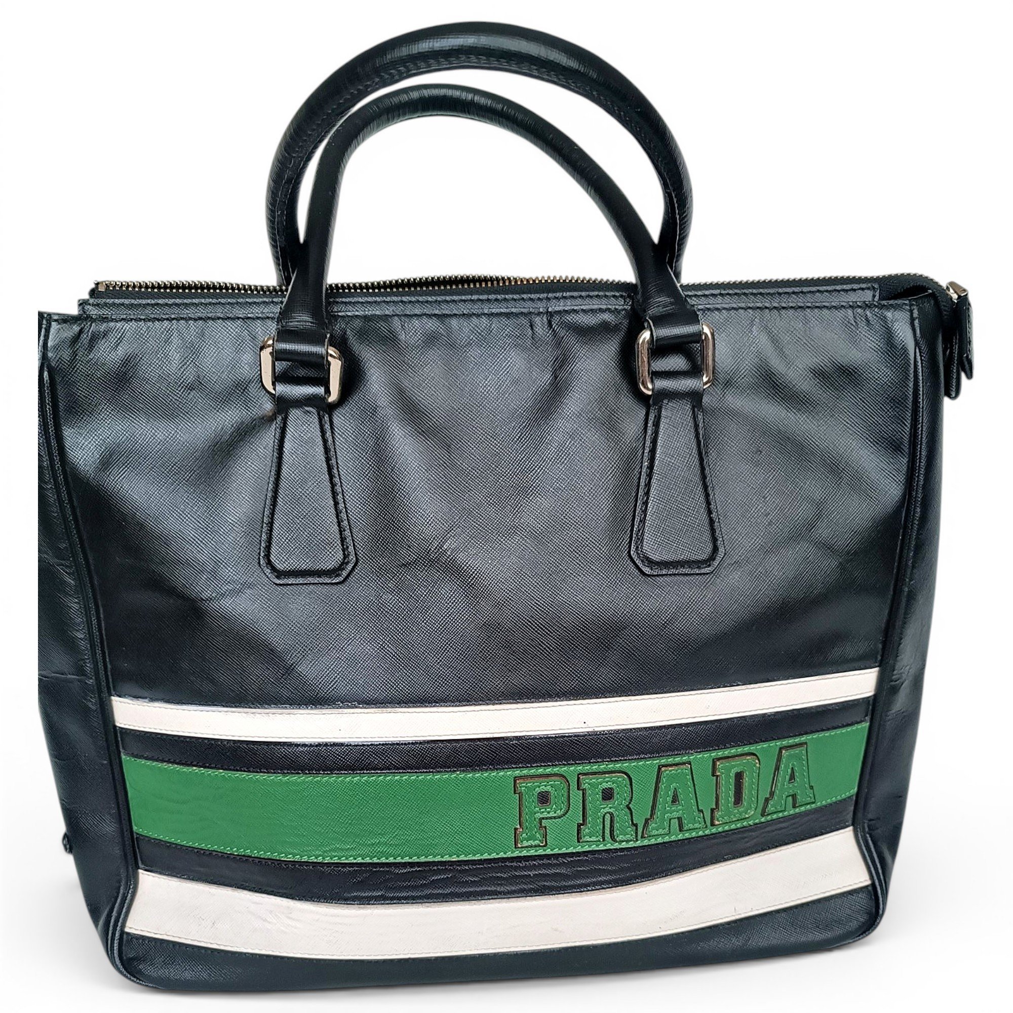 Leather handbag