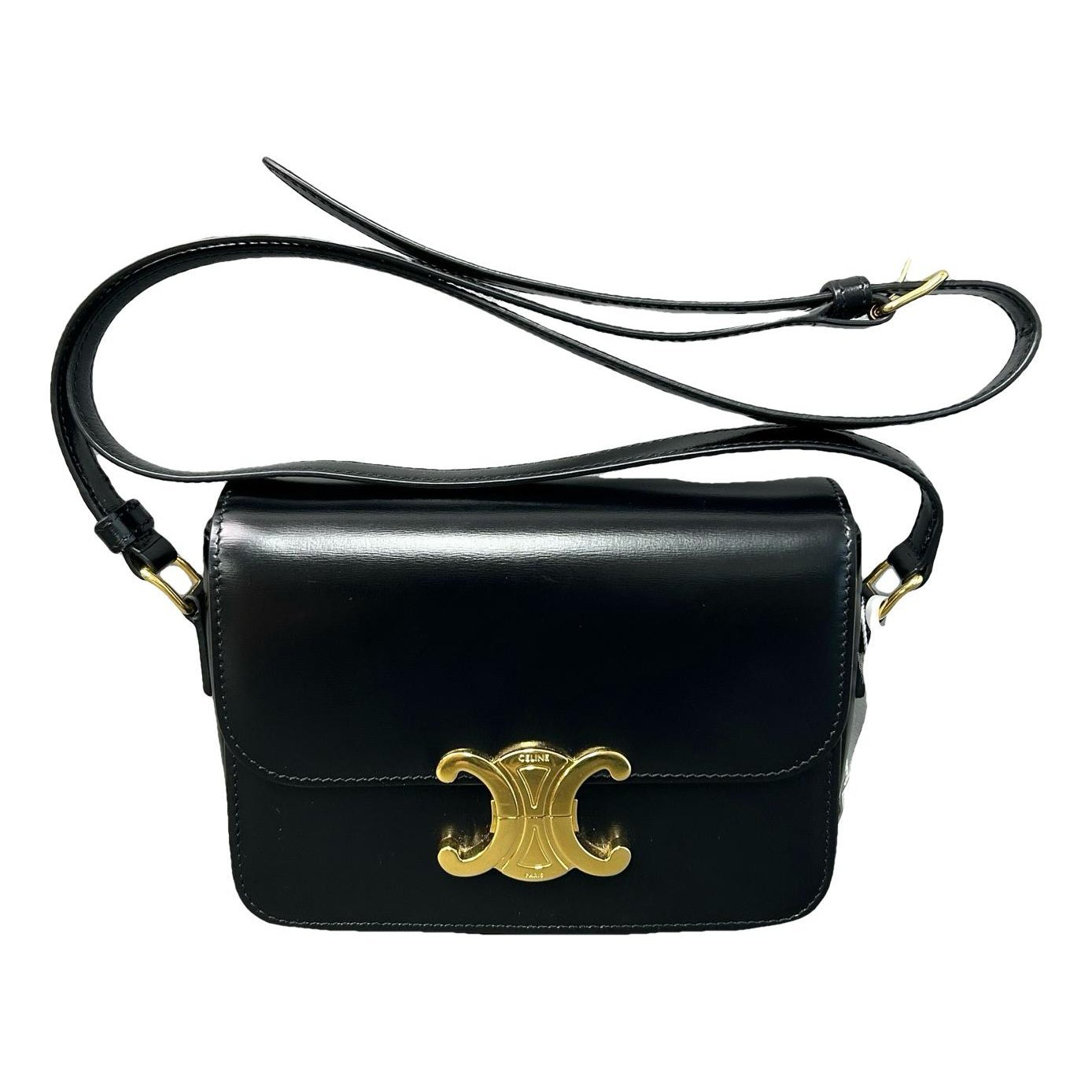 Triomphe leather handbag