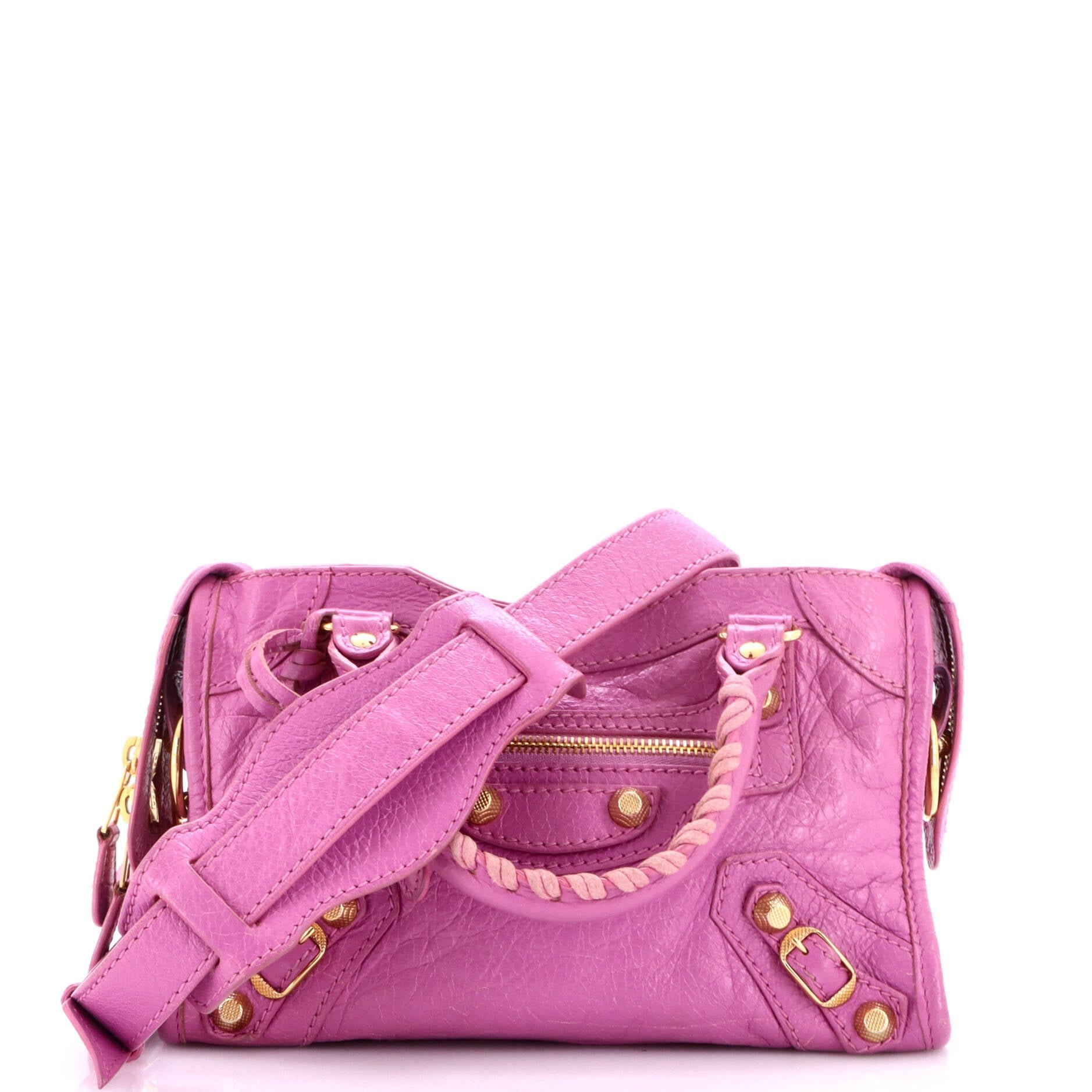 City Giant Studs Bag Leather Mini