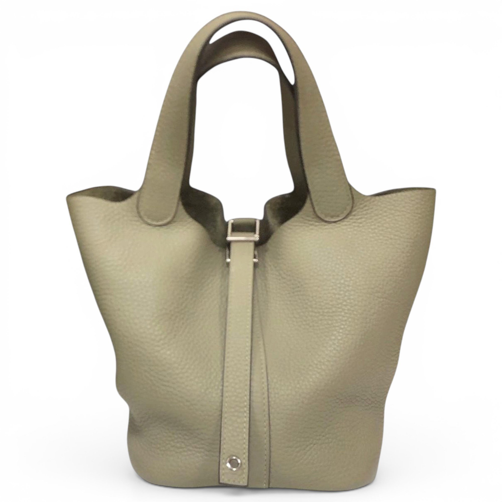 Picotin leather handbag