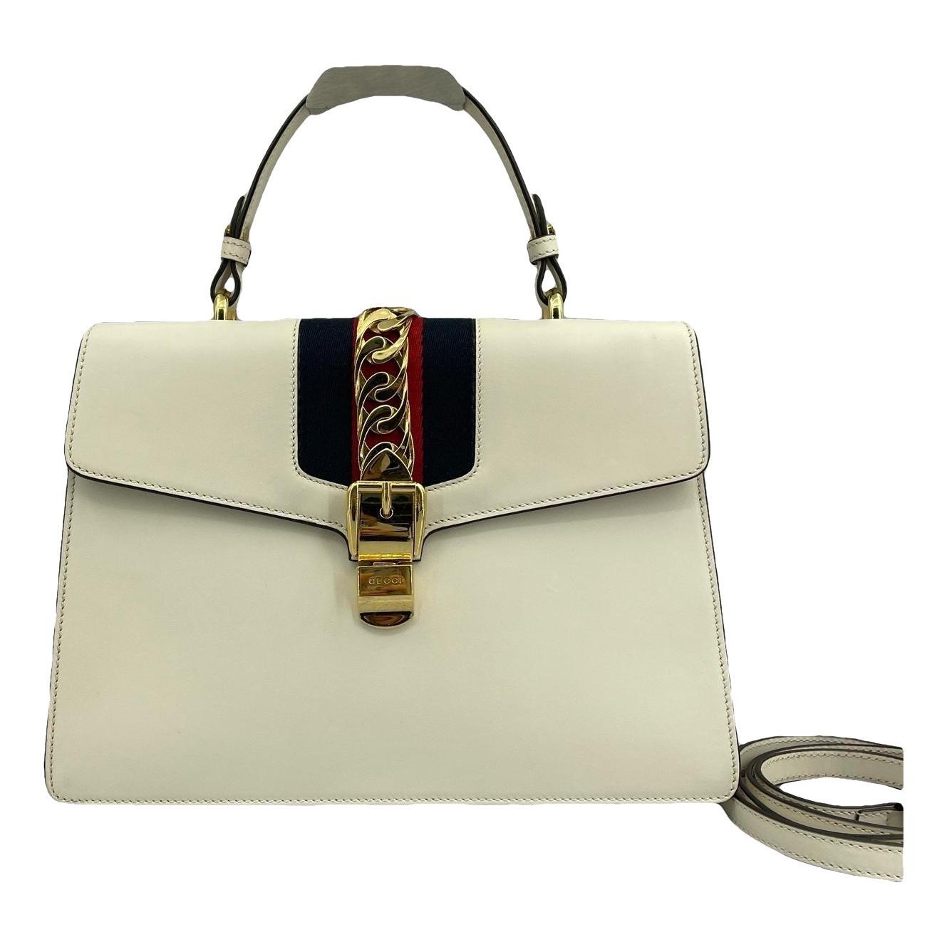 Sylvie Top Handle leather handbag