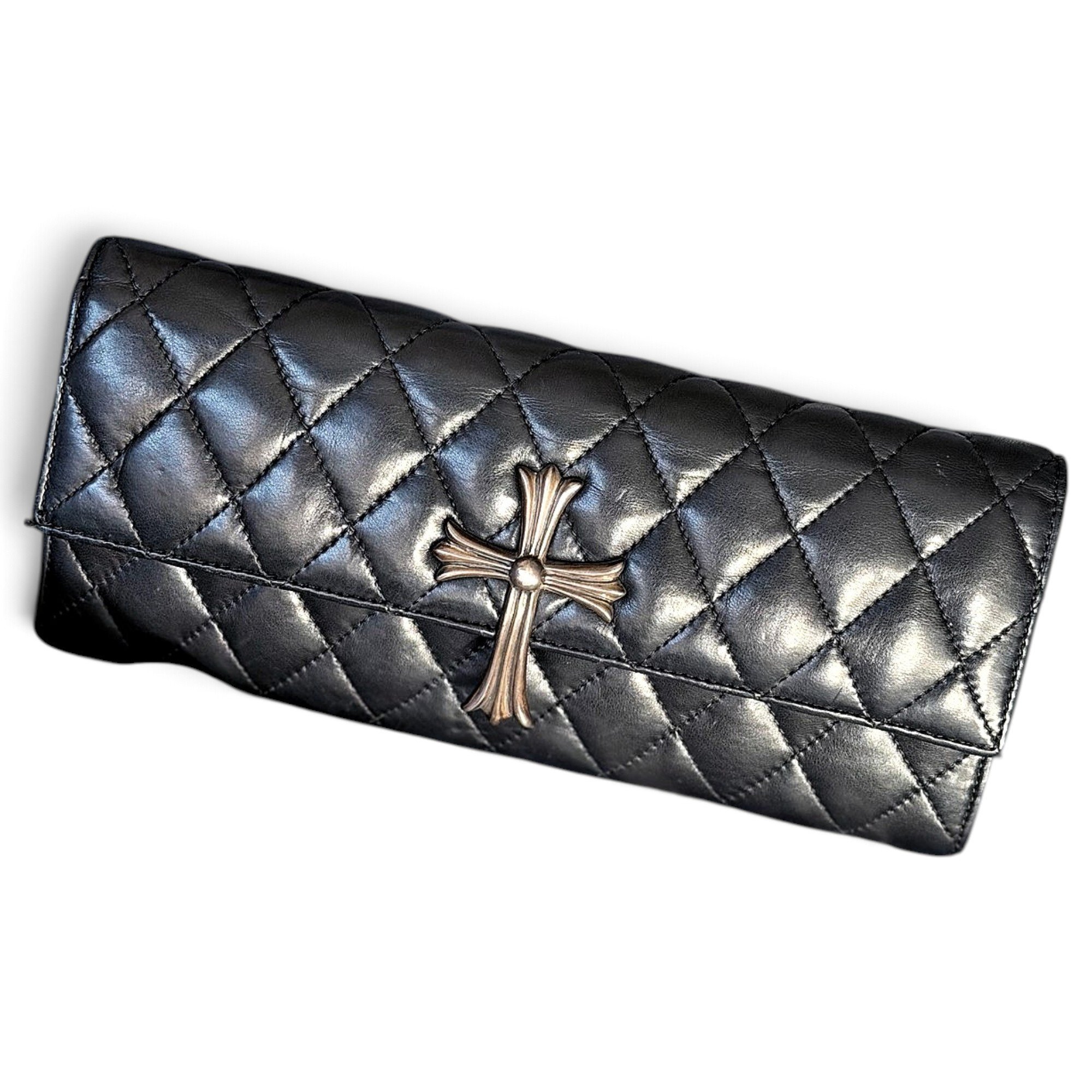 Chrome Hearts Leather clutch bag