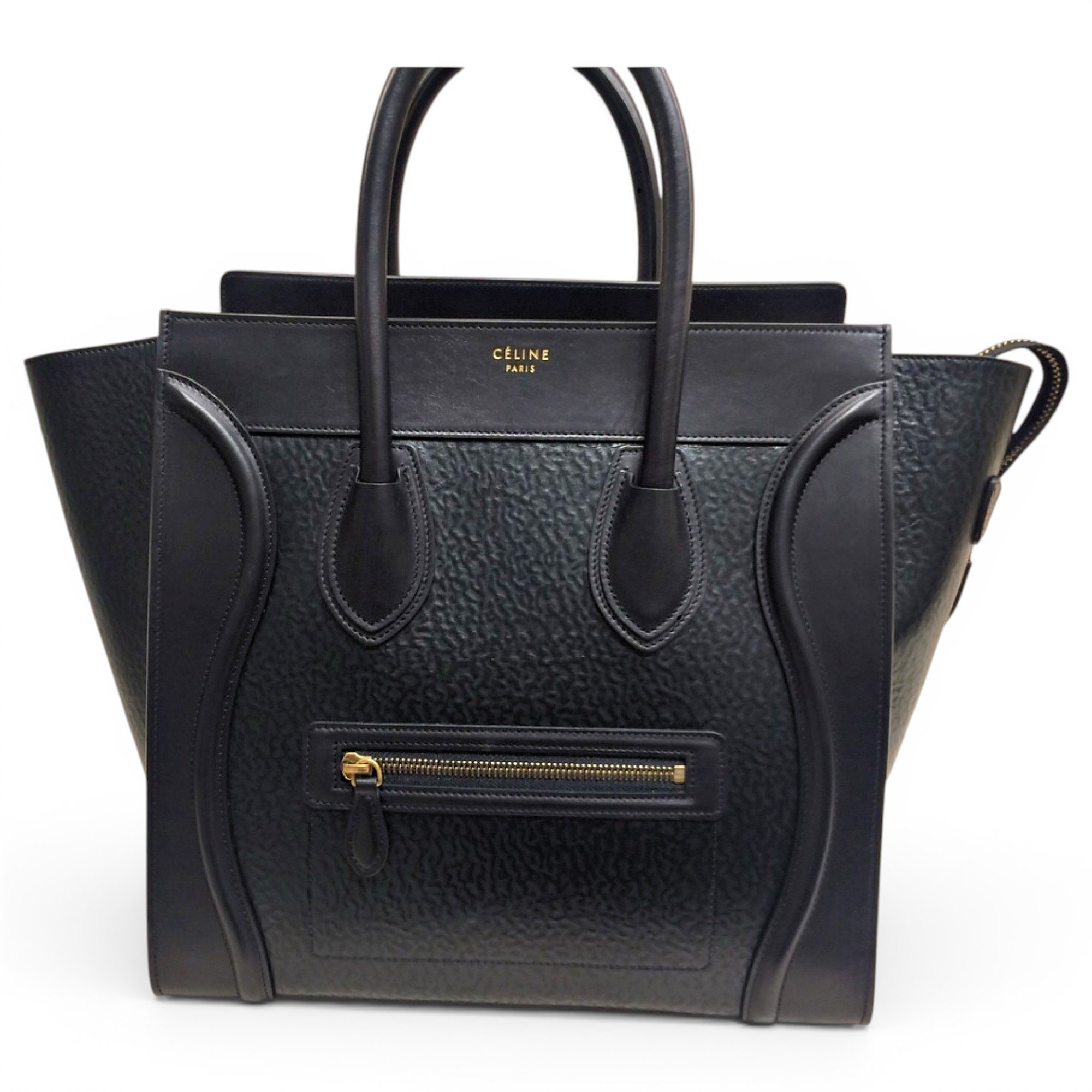 Luggage leather handbag