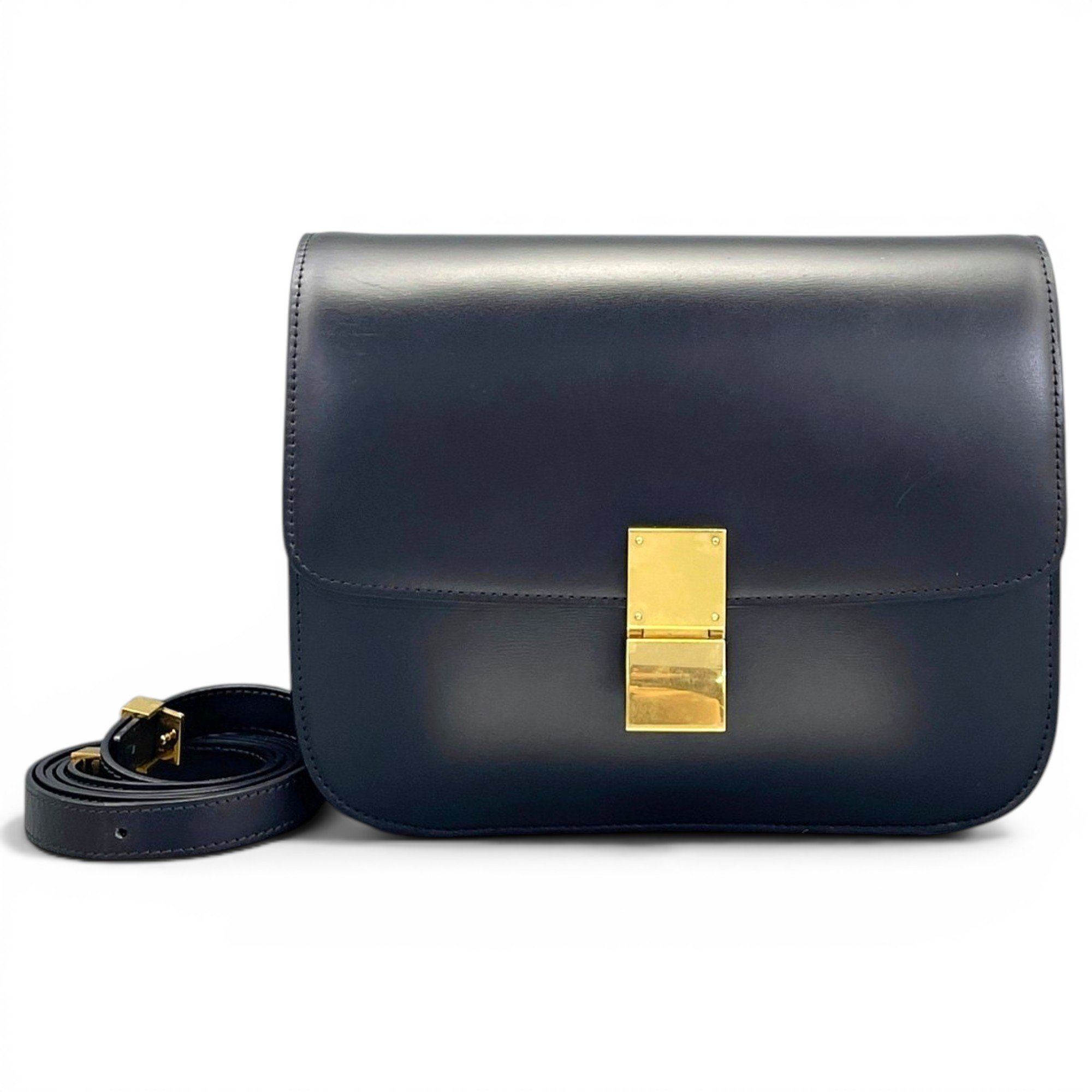 Classic leather handbag