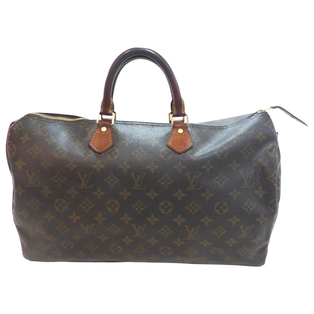 Speedy leather handbag