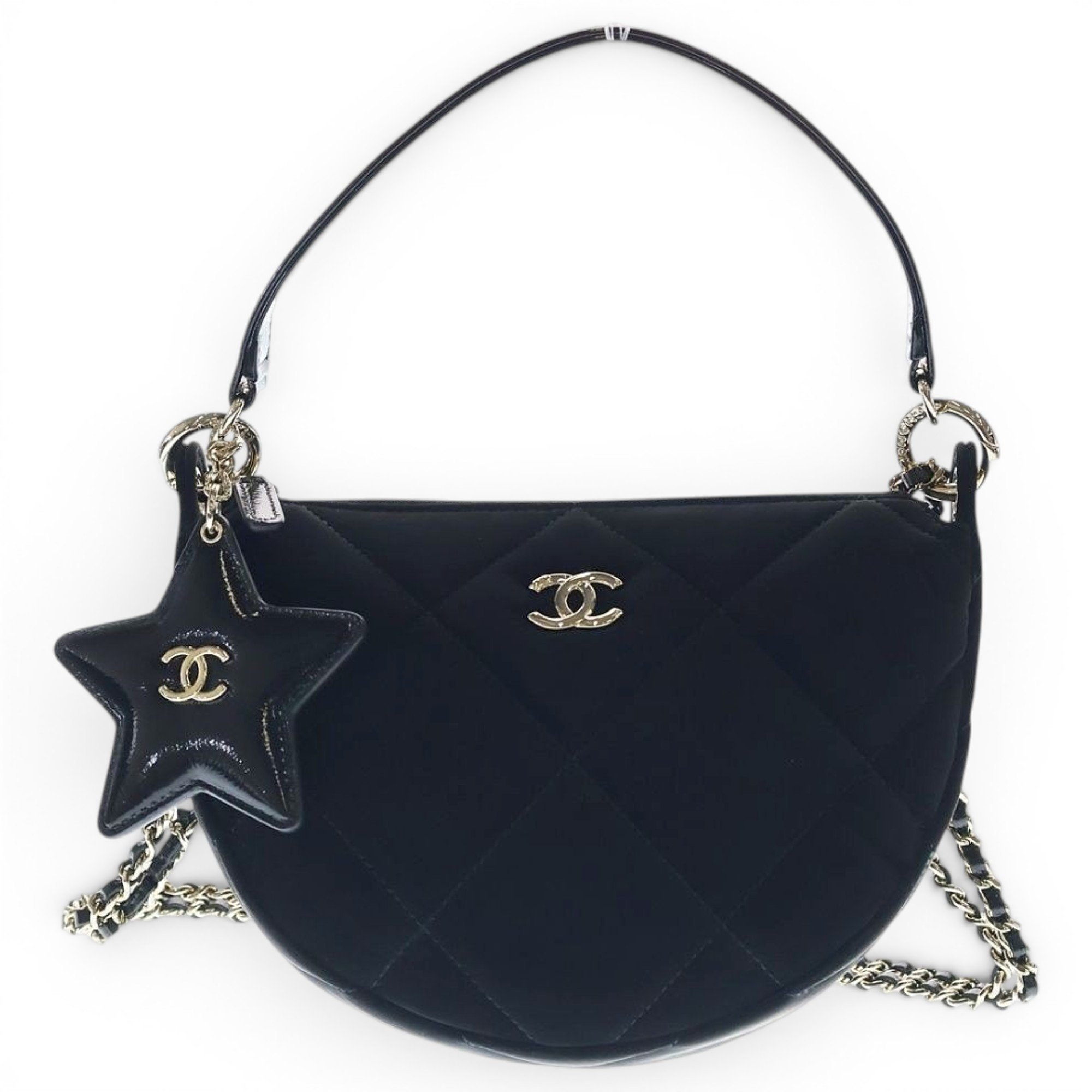 Timeless/Classique velvet clutch bag