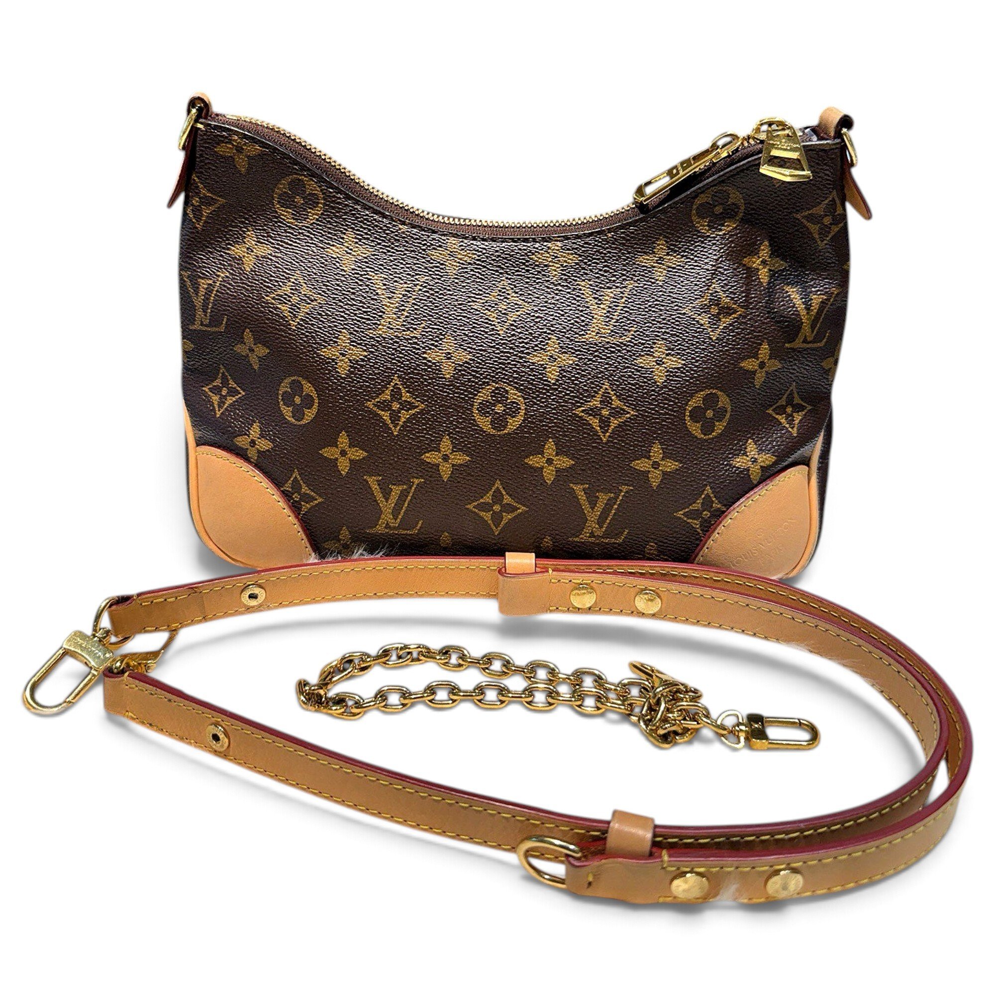 Loop leather handbag