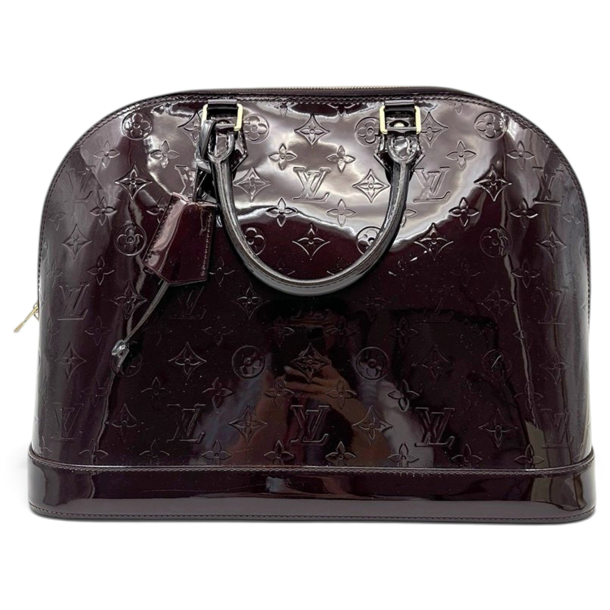 Alma patent leather handbag