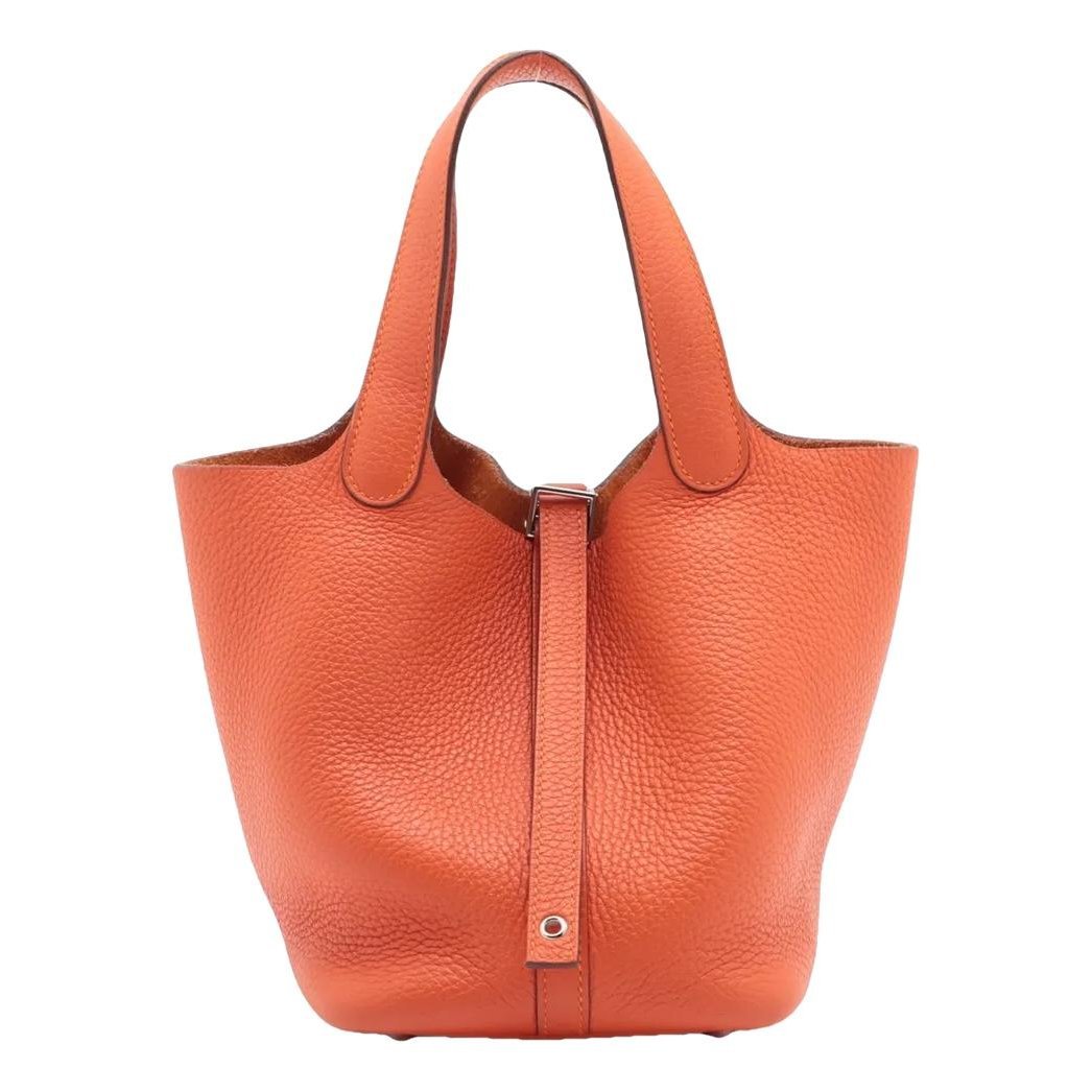 Leather tote