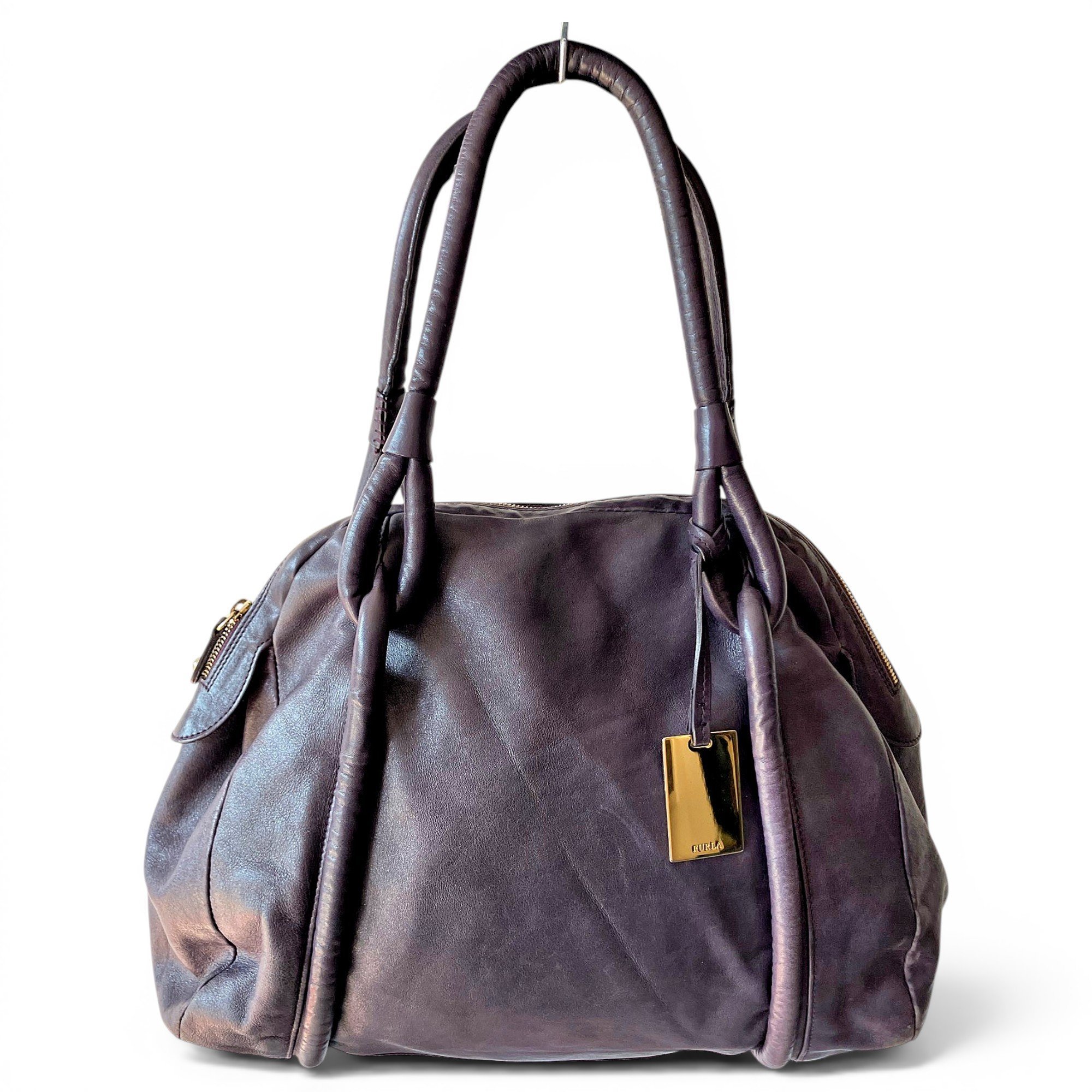 Leather handbag