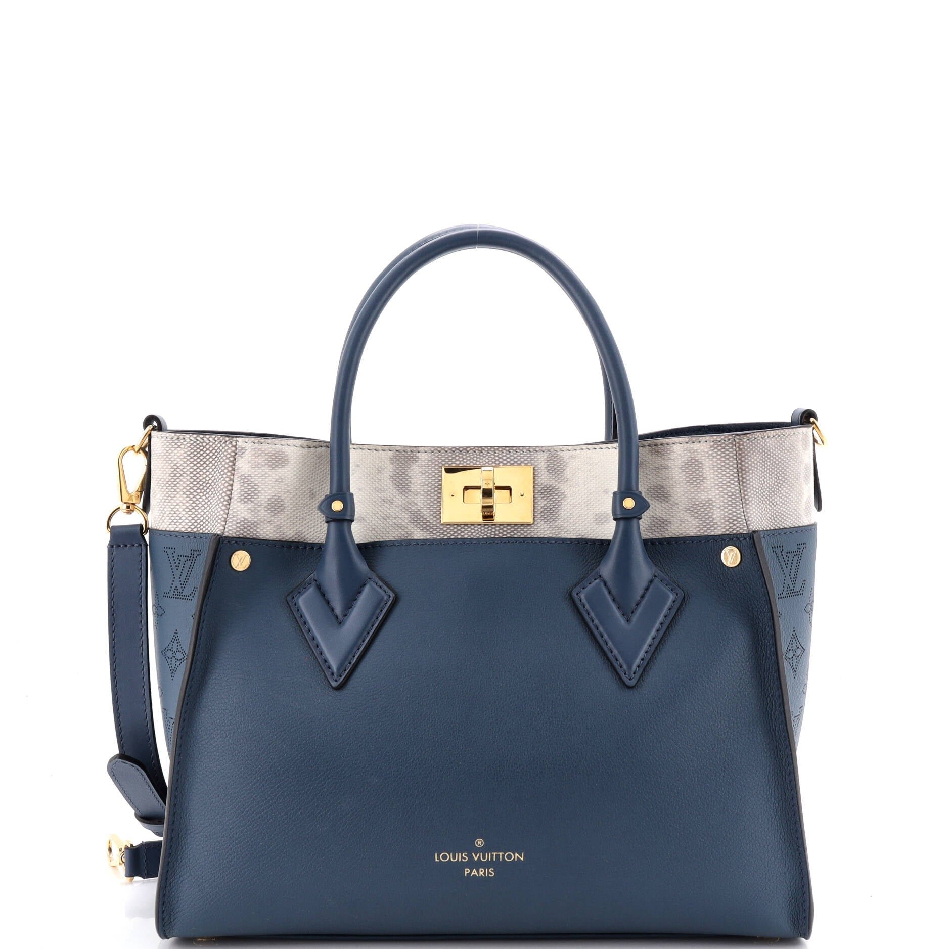 On My Side Tote Mahina Leather and Karung MM