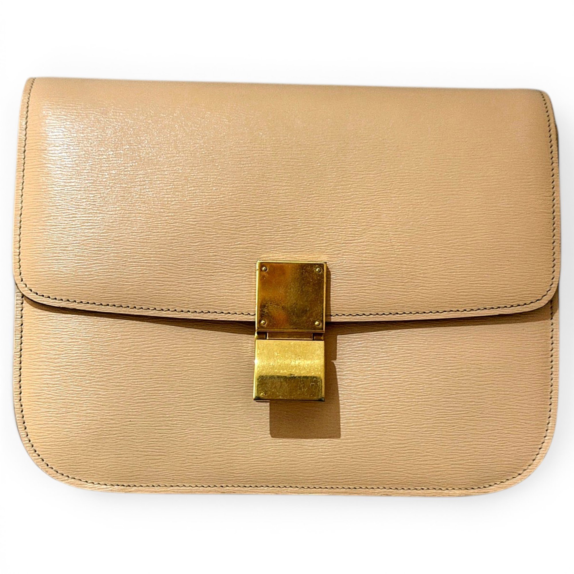 Classic leather crossbody bag