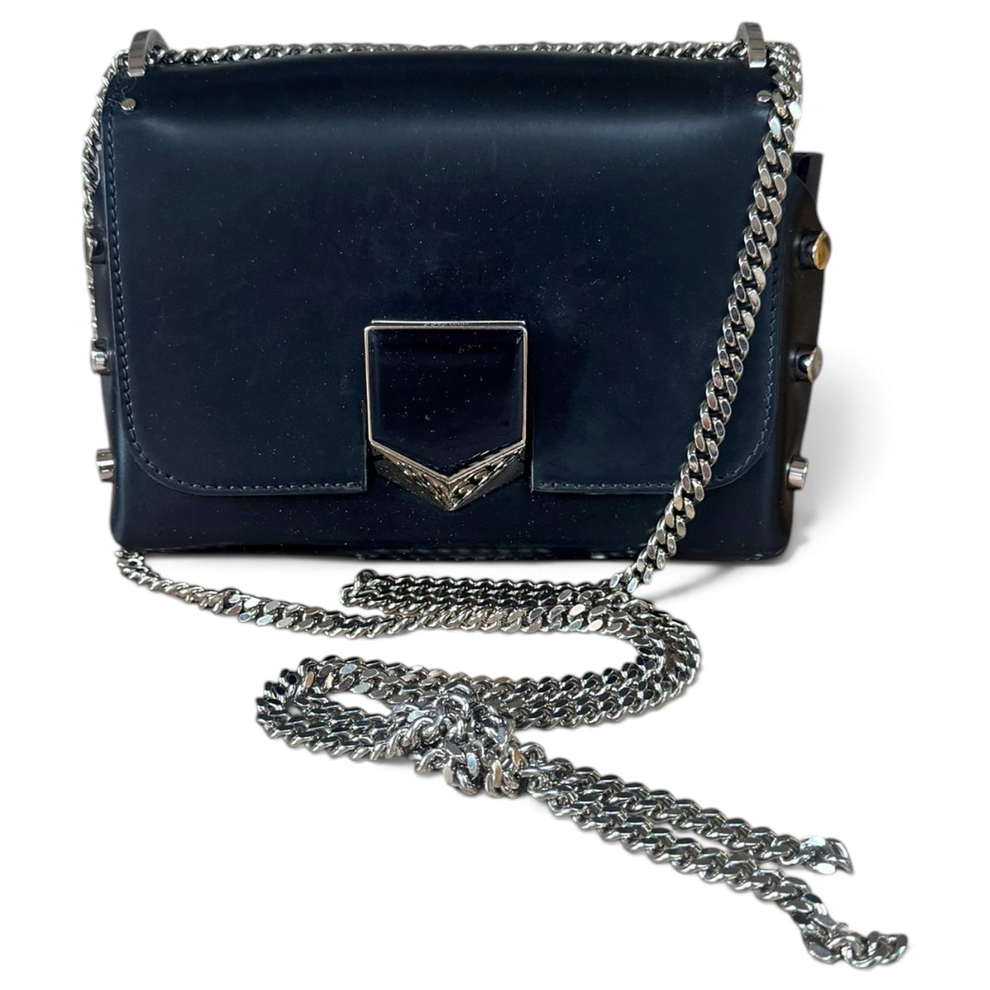 Jimmy Choo Lockett leather crossbody bag